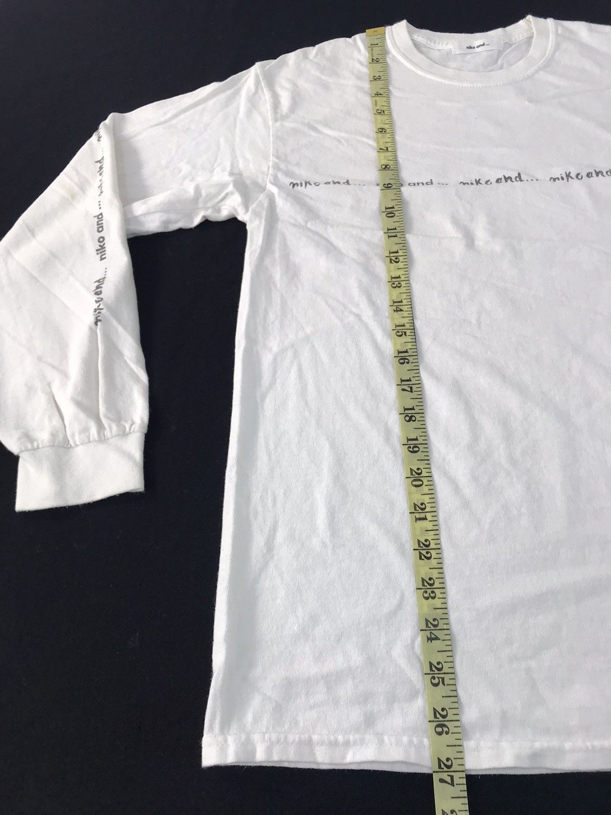 Japanese Brand Japanese Brand Niko And Longsleeve Side Tape Printed Tee Size US M / EU 48-50 / 2 - 8 Thumbnail