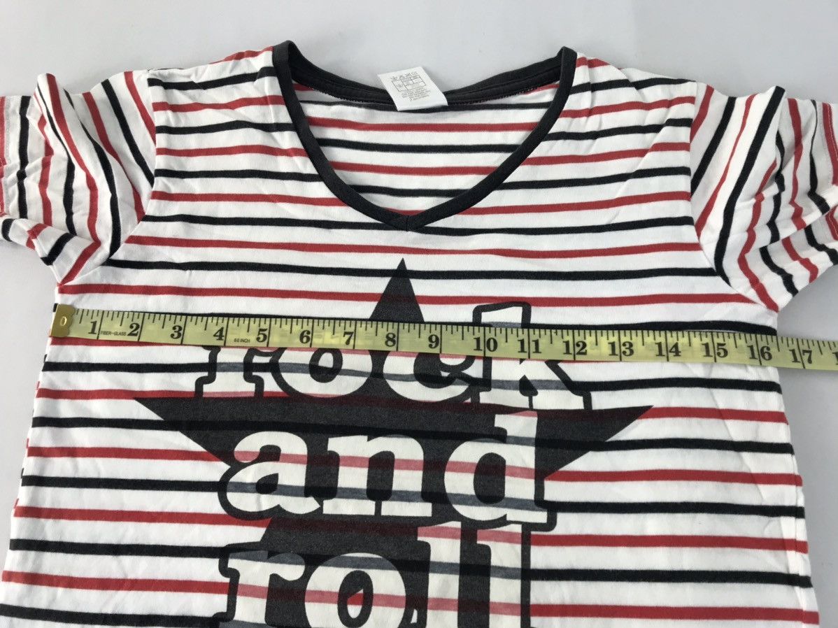 Japanese Brand Endless Summer Over Million Rock And Roll Striped Tee Size S / US 4 / IT 40 - 8 Thumbnail