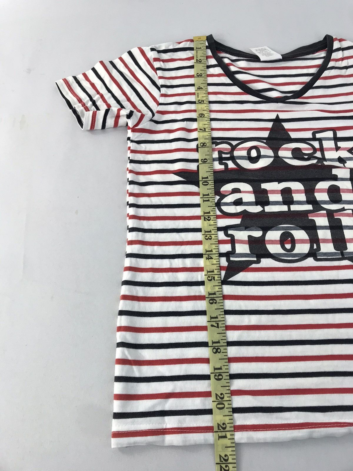 Japanese Brand Endless Summer Over Million Rock And Roll Striped Tee Size S / US 4 / IT 40 - 9 Thumbnail