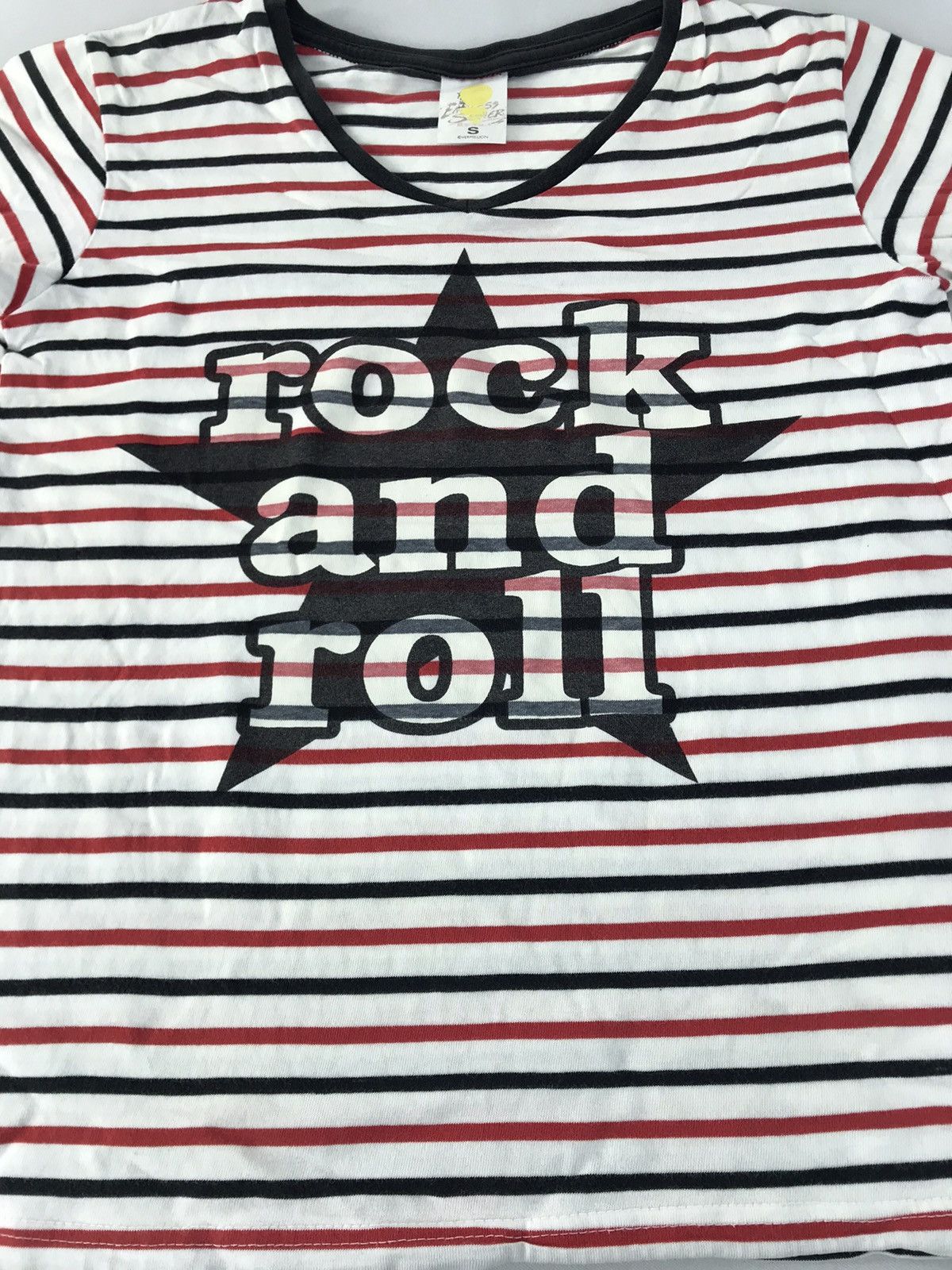 Japanese Brand Endless Summer Over Million Rock And Roll Striped Tee Size S / US 4 / IT 40 - 2 Thumbnail