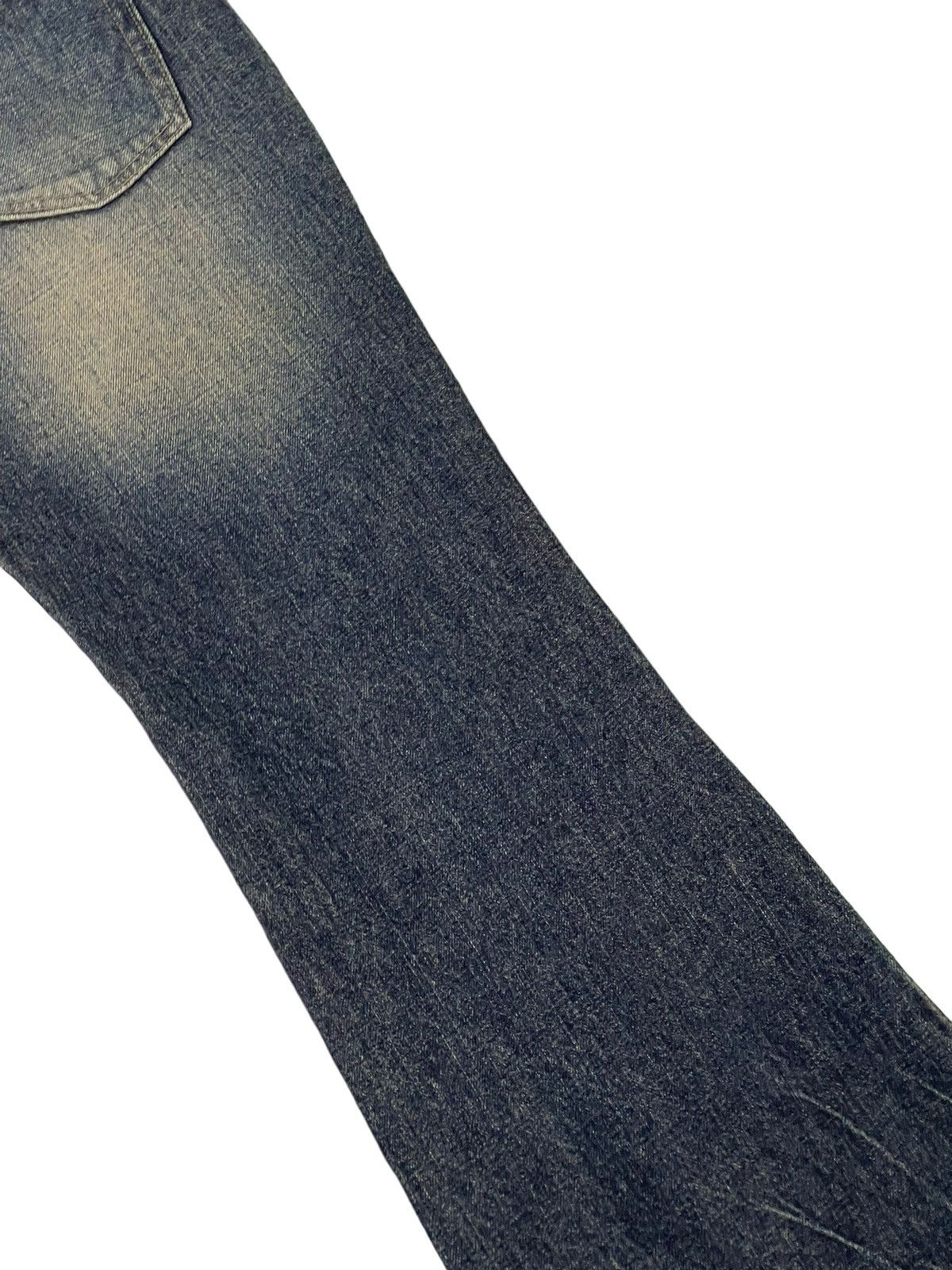 Japanese Brand Flare Jeans Jackrose Distress Denim Low Rise Boot Cut 2🟦7 Size US 32 / EU 48 - 18 Thumbnail