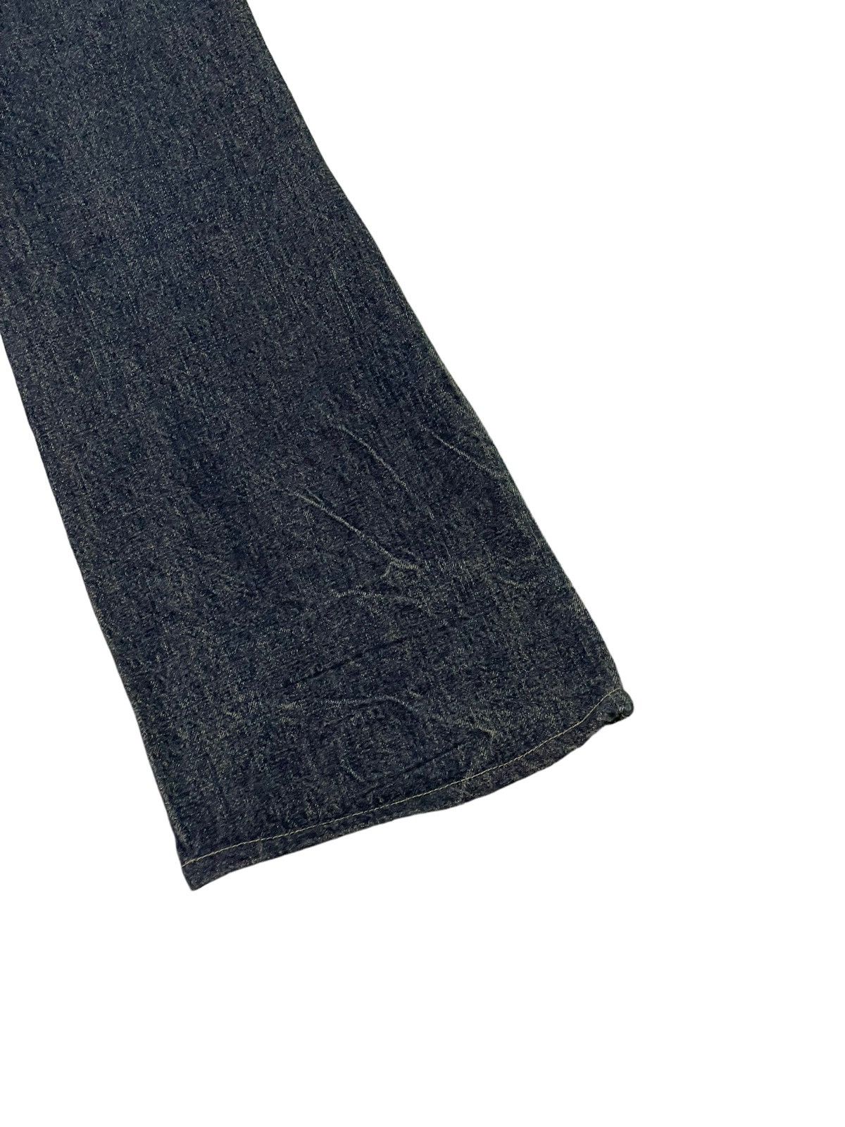 Japanese Brand Flare Jeans Jackrose Distress Denim Low Rise Boot Cut 2🟦7 Size US 32 / EU 48 - 15 Thumbnail
