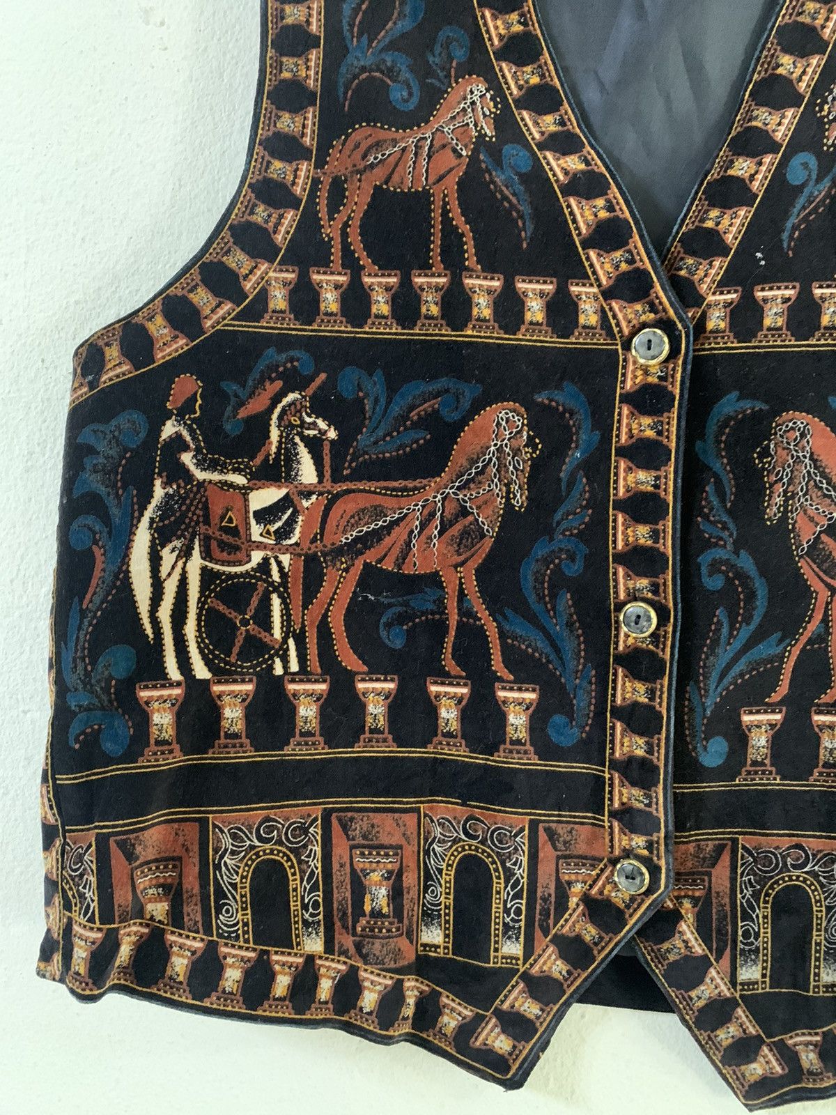 Japanese Brand Unbranded Art Design Vest Size US S / EU 44-46 / 1 - 3 Thumbnail