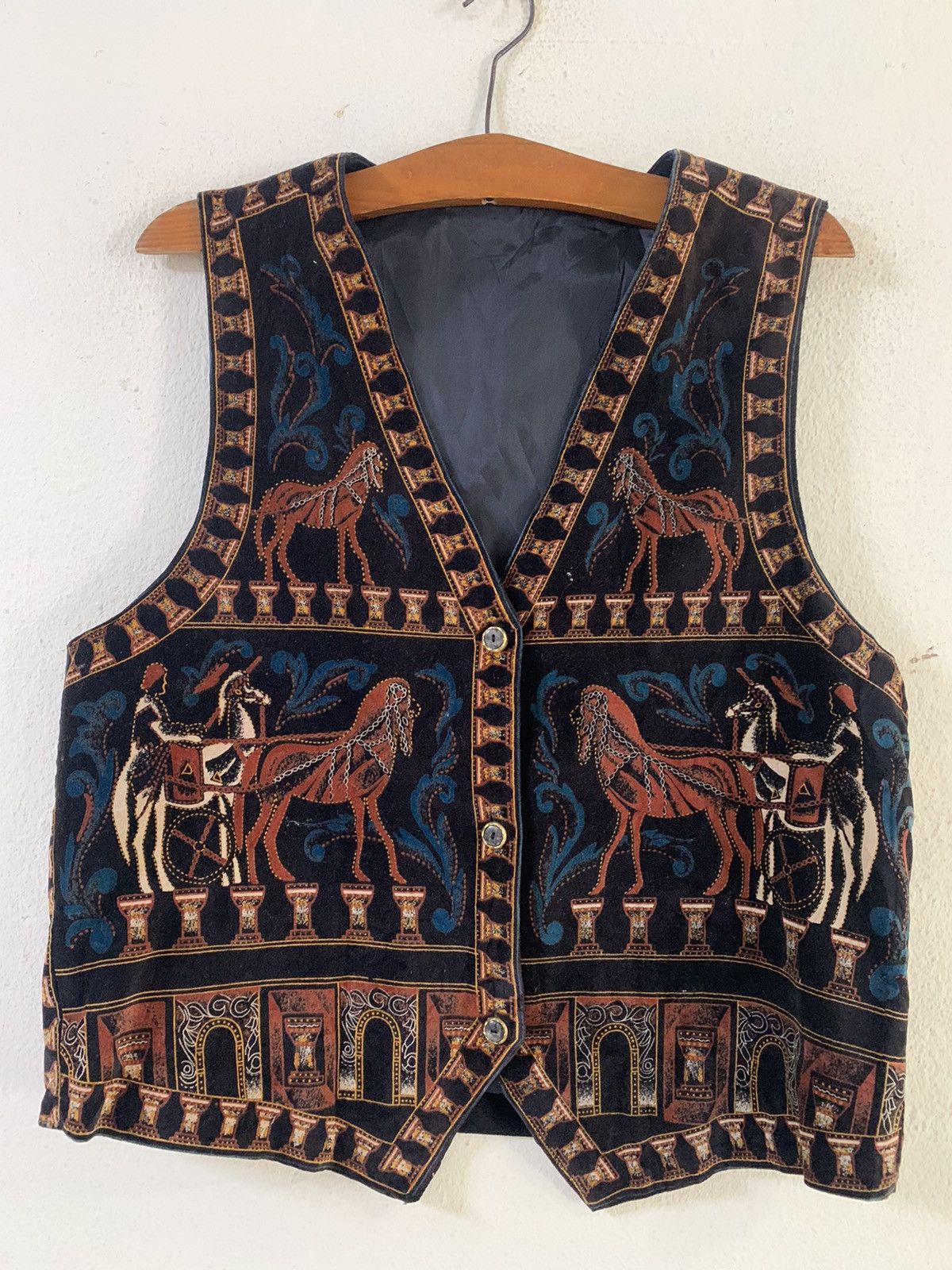 image of Unbranded Art Design Vest, Men's (Size Small)