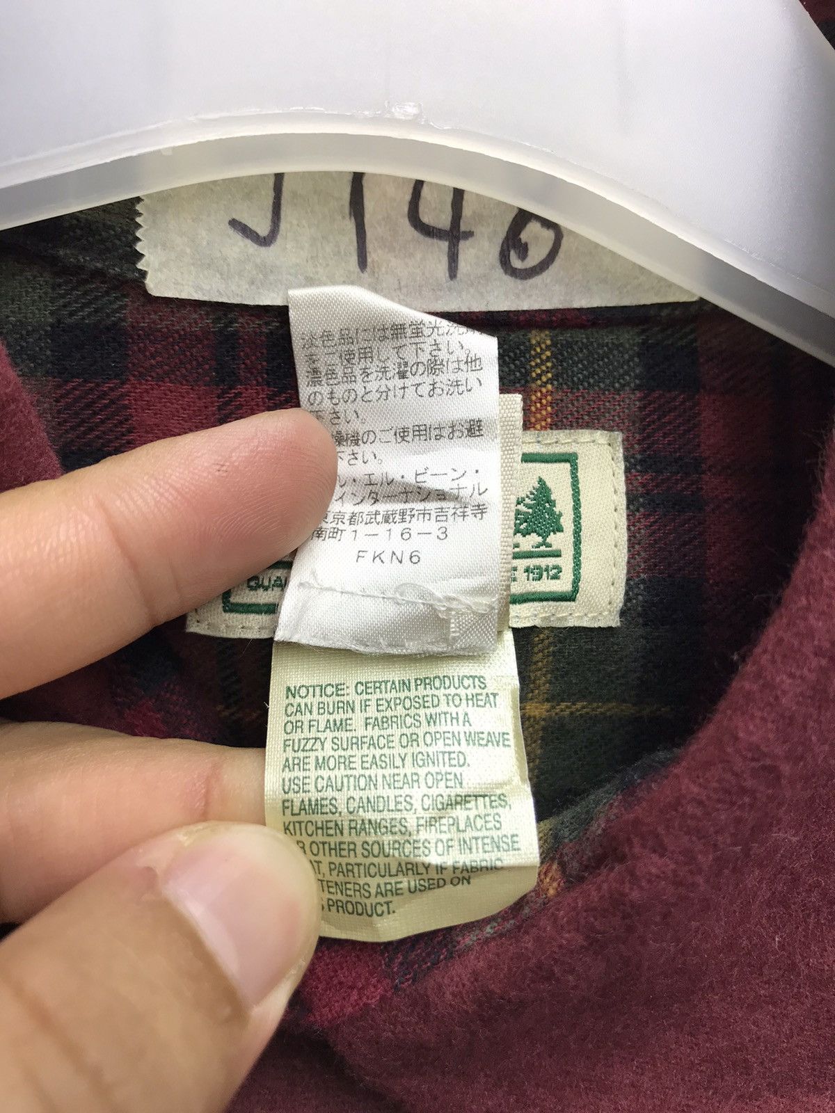 L.L. Bean LL Bean Flannel S fit M Shirt Size US M / EU 48-50 / 2 - 7 Thumbnail