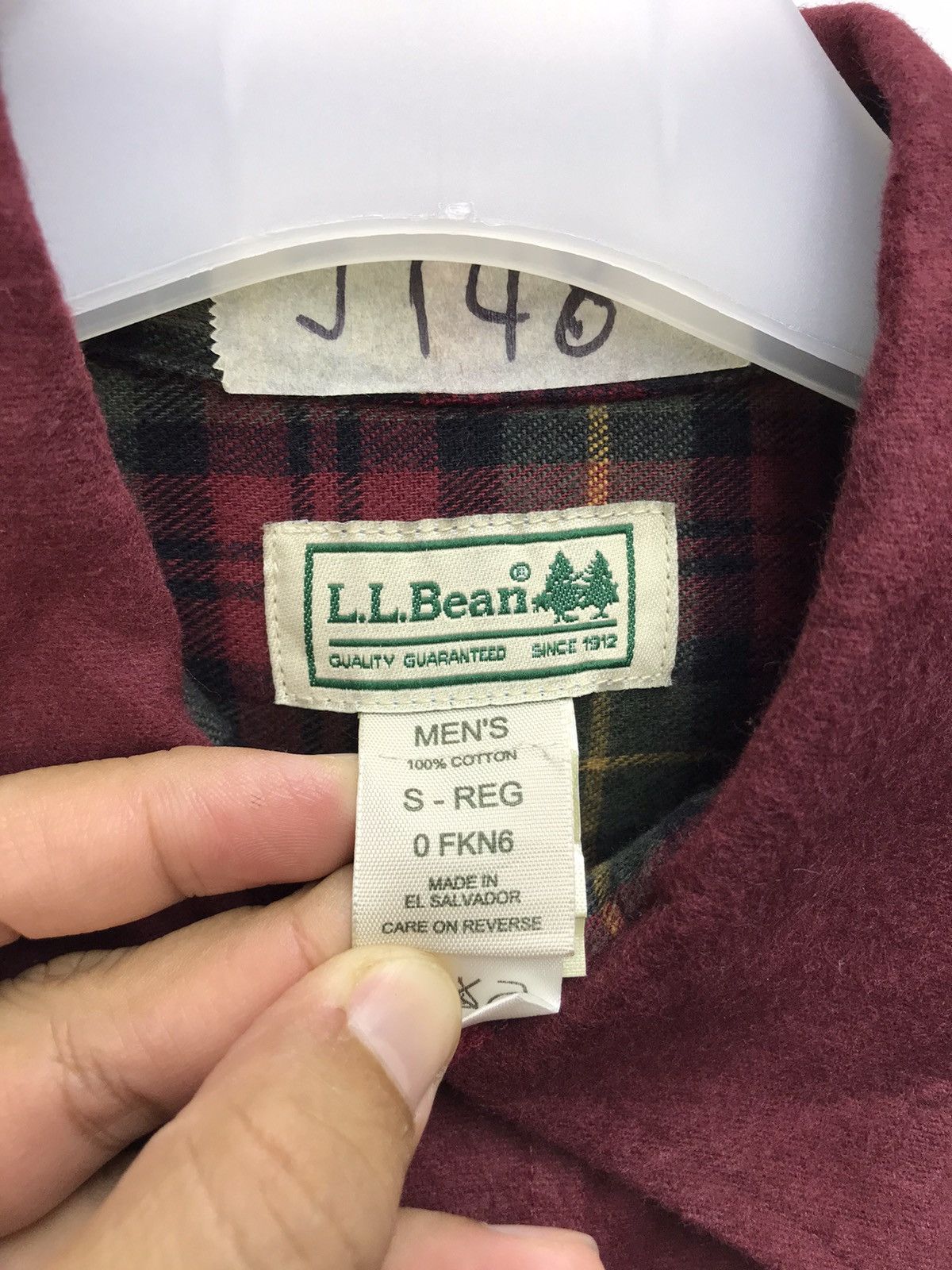 L.L. Bean LL Bean Flannel S fit M Shirt Size US M / EU 48-50 / 2 - 6 Thumbnail