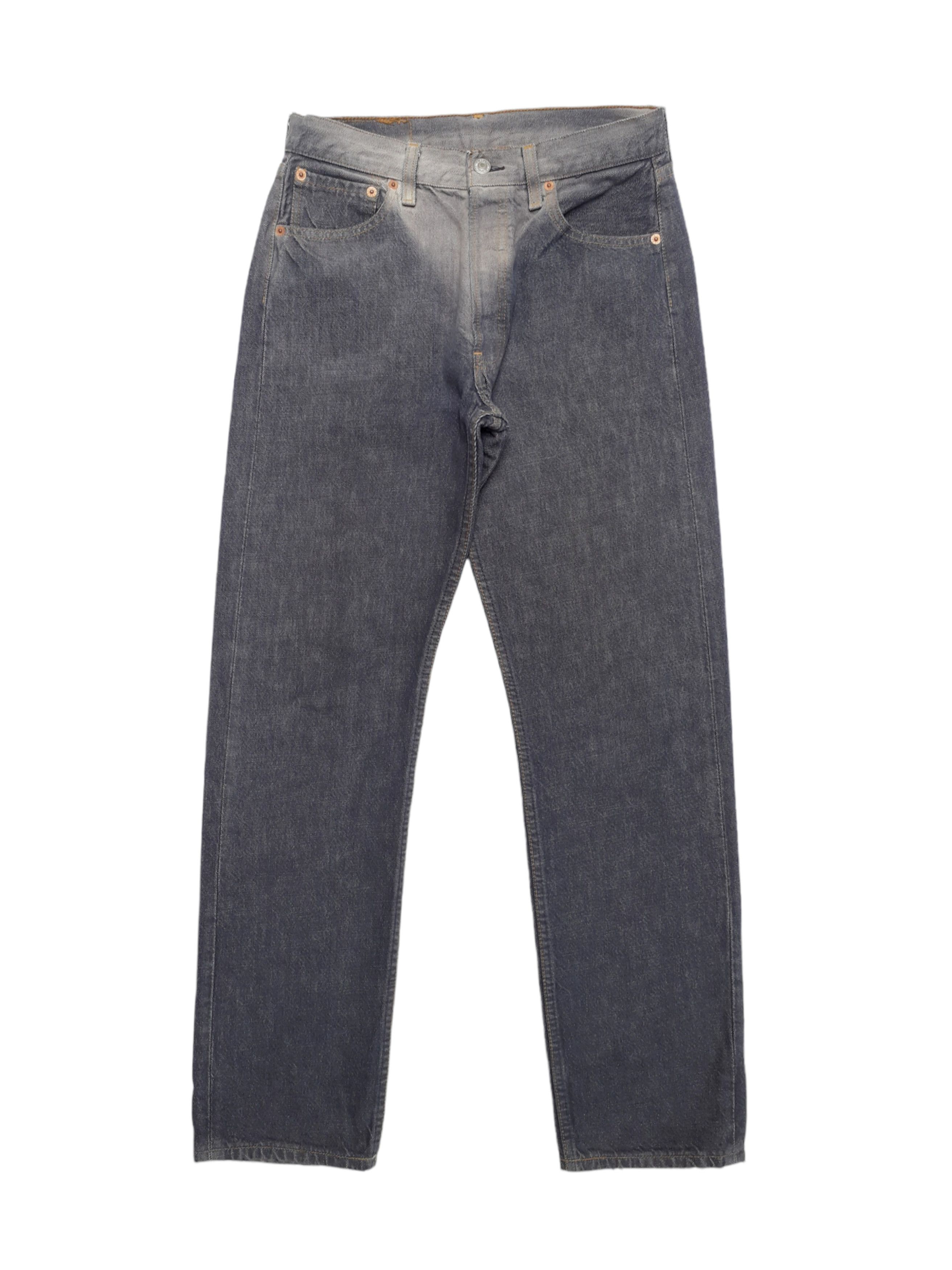Levi's Vintage Clothing × Vintage 💎 90's Levi's 501 30/32 Custom Washed Gray Denim Jeans Size US 30 / EU 46 - 1 Thumbnail