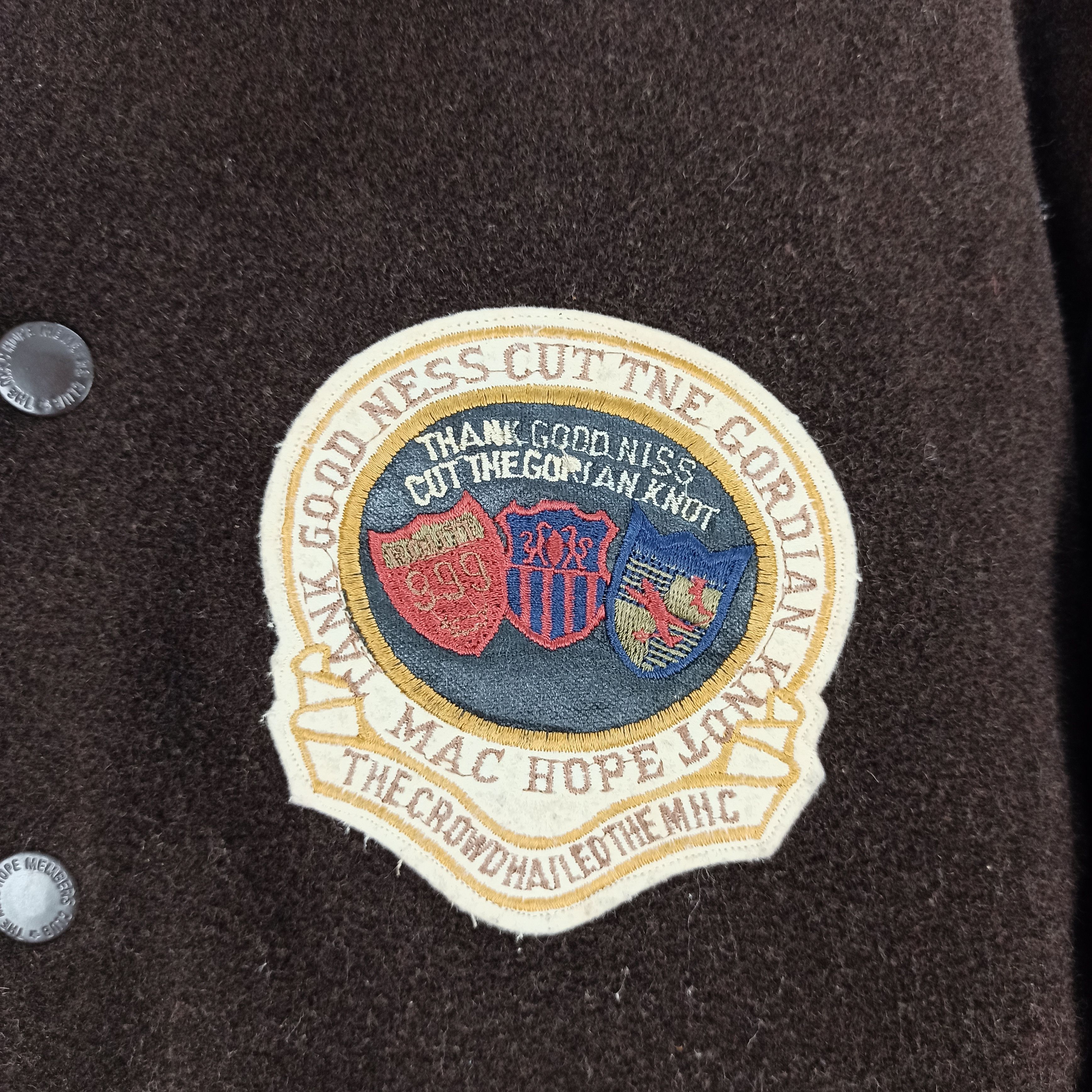 Other Vintage The Machope Exclamatory Varsity Jacket Big Logo Size US M / EU 48-50 / 2 - 6 Thumbnail