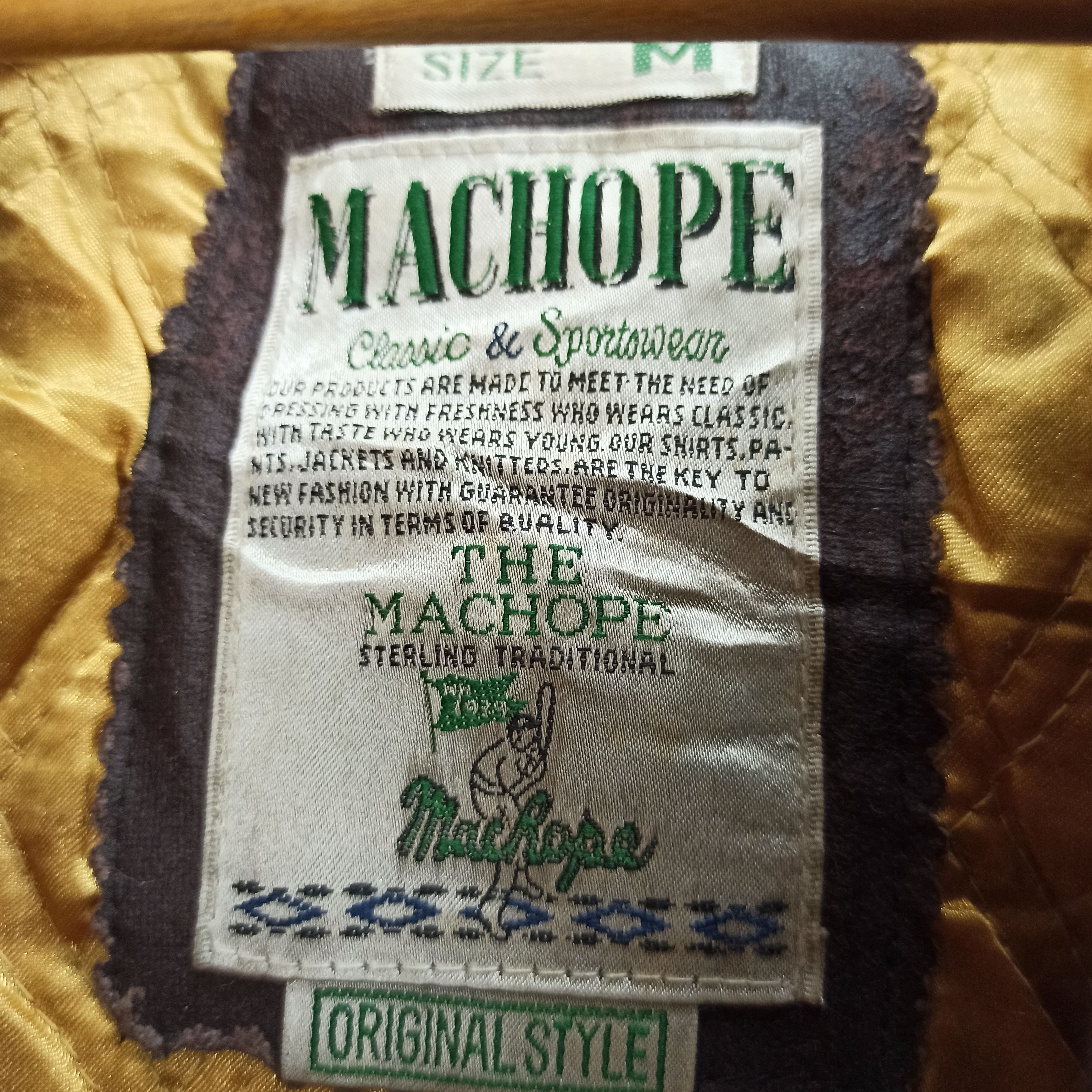 Other Vintage The Machope Exclamatory Varsity Jacket Big Logo Size US M / EU 48-50 / 2 - 10 Thumbnail