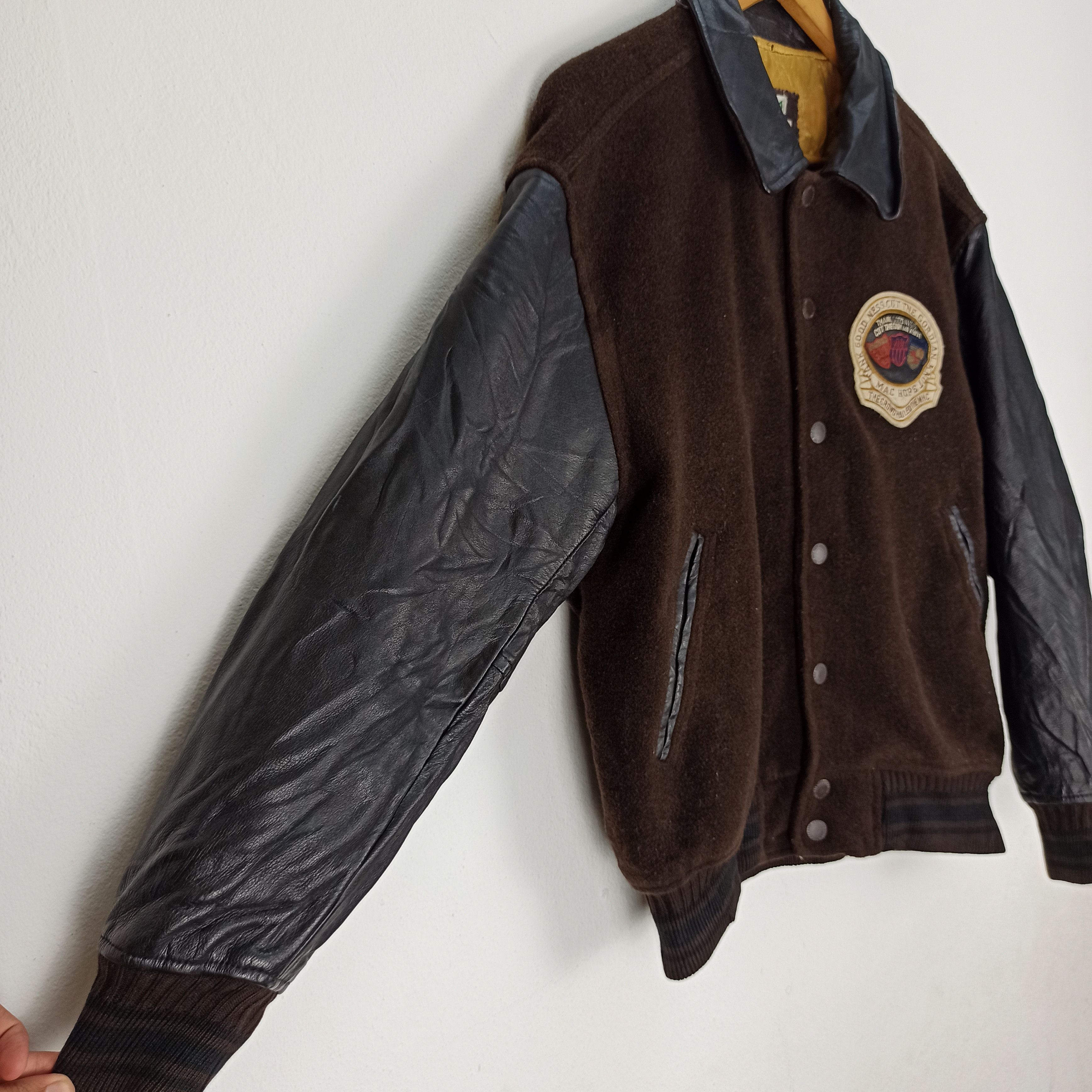 Other Vintage The Machope Exclamatory Varsity Jacket Big Logo Size US M / EU 48-50 / 2 - 5 Thumbnail