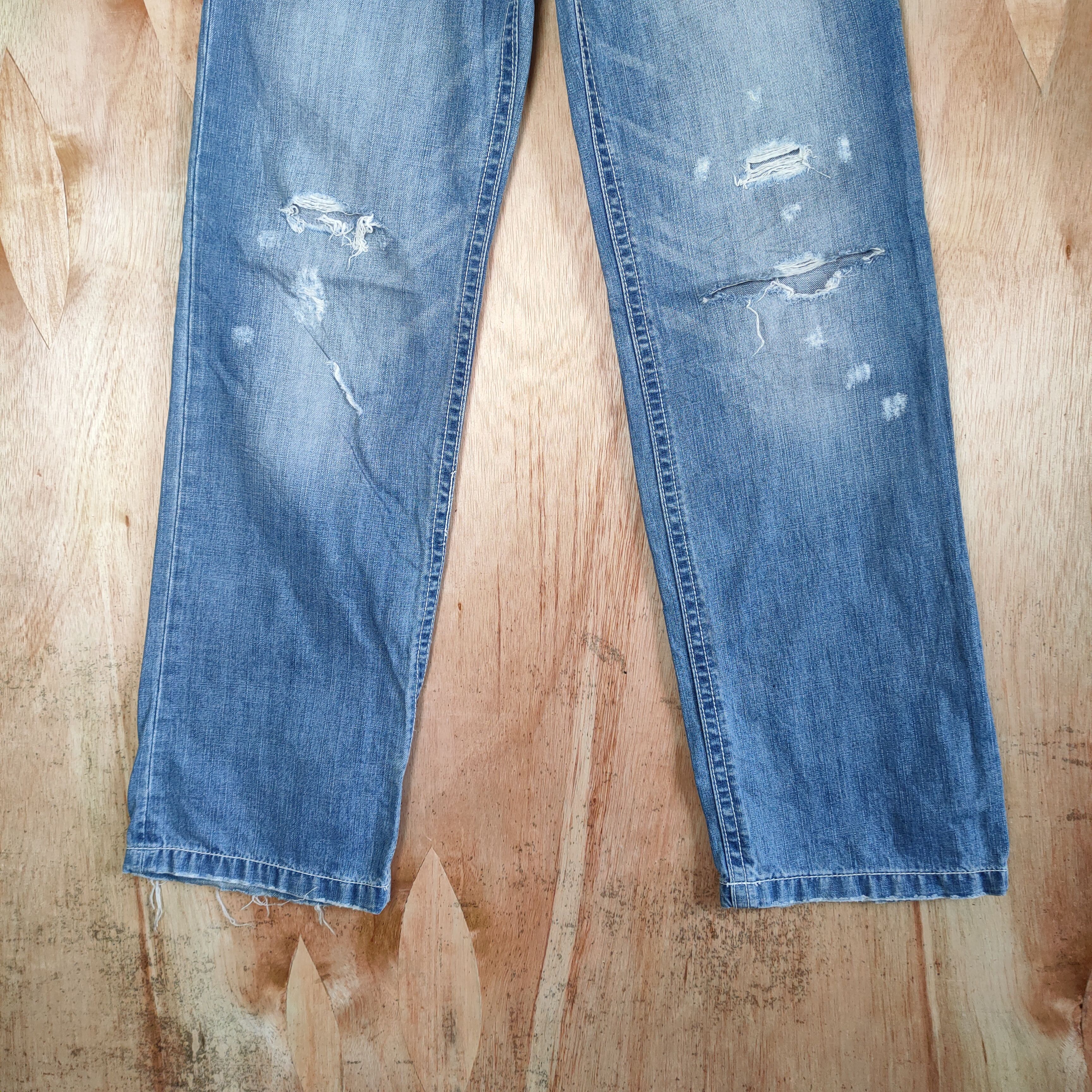 Blue Blue Japan BLUE MOON BLUE DENIM JEANS PANTS Size US 29 - 4 Thumbnail