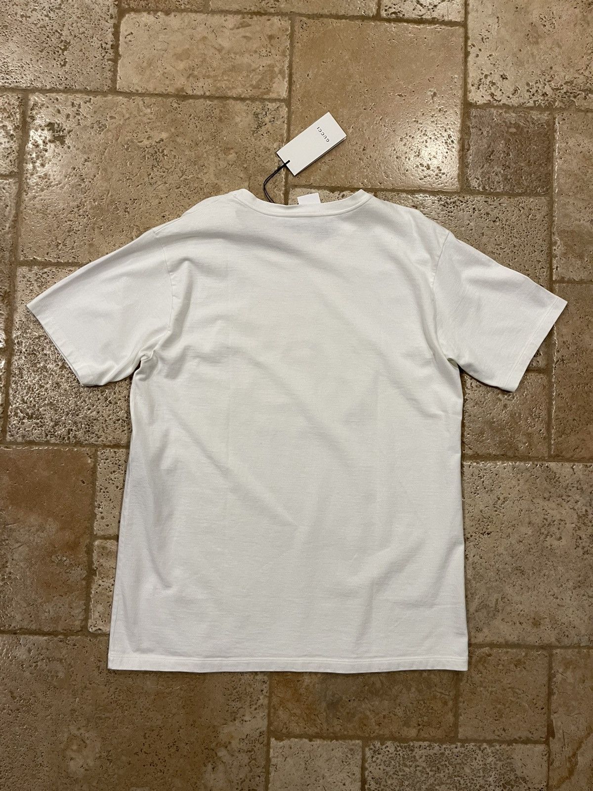 Gucci Gucci Classic GG Oval Logo White Short Sleeve T-Shirt Size US XXL / EU 58 / 5 - 4 Thumbnail
