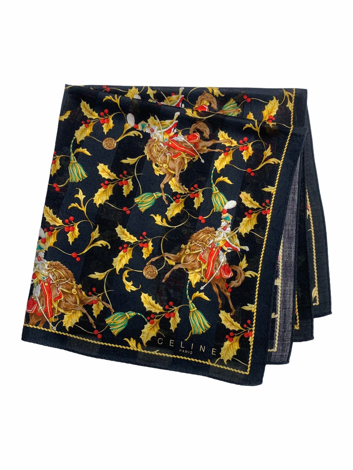 image of Celine Handkerchief Scarf Pocketsquare Bandana, Men's