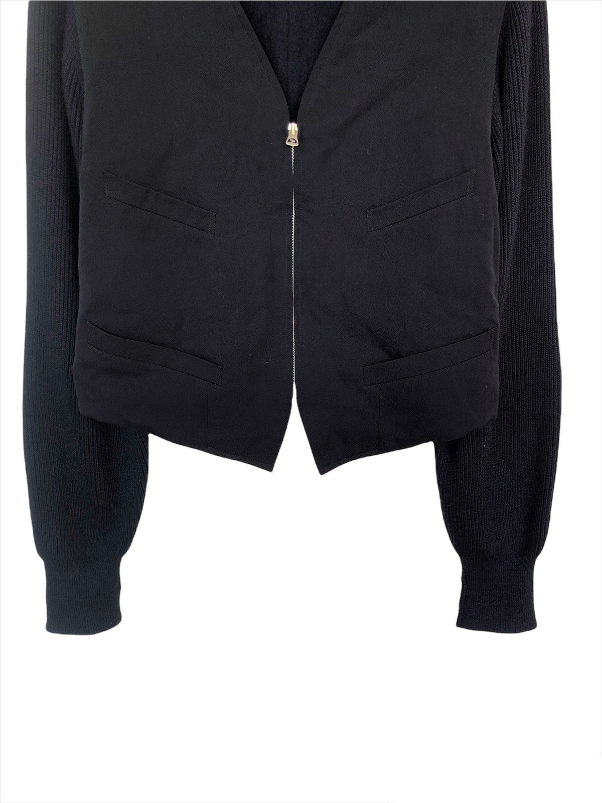 Yohji Yamamoto GRAIL🔥YYPH Hybrid Knitting Sleeve Runway Jacket Size US M / EU 48-50 / 2 - 5 Thumbnail