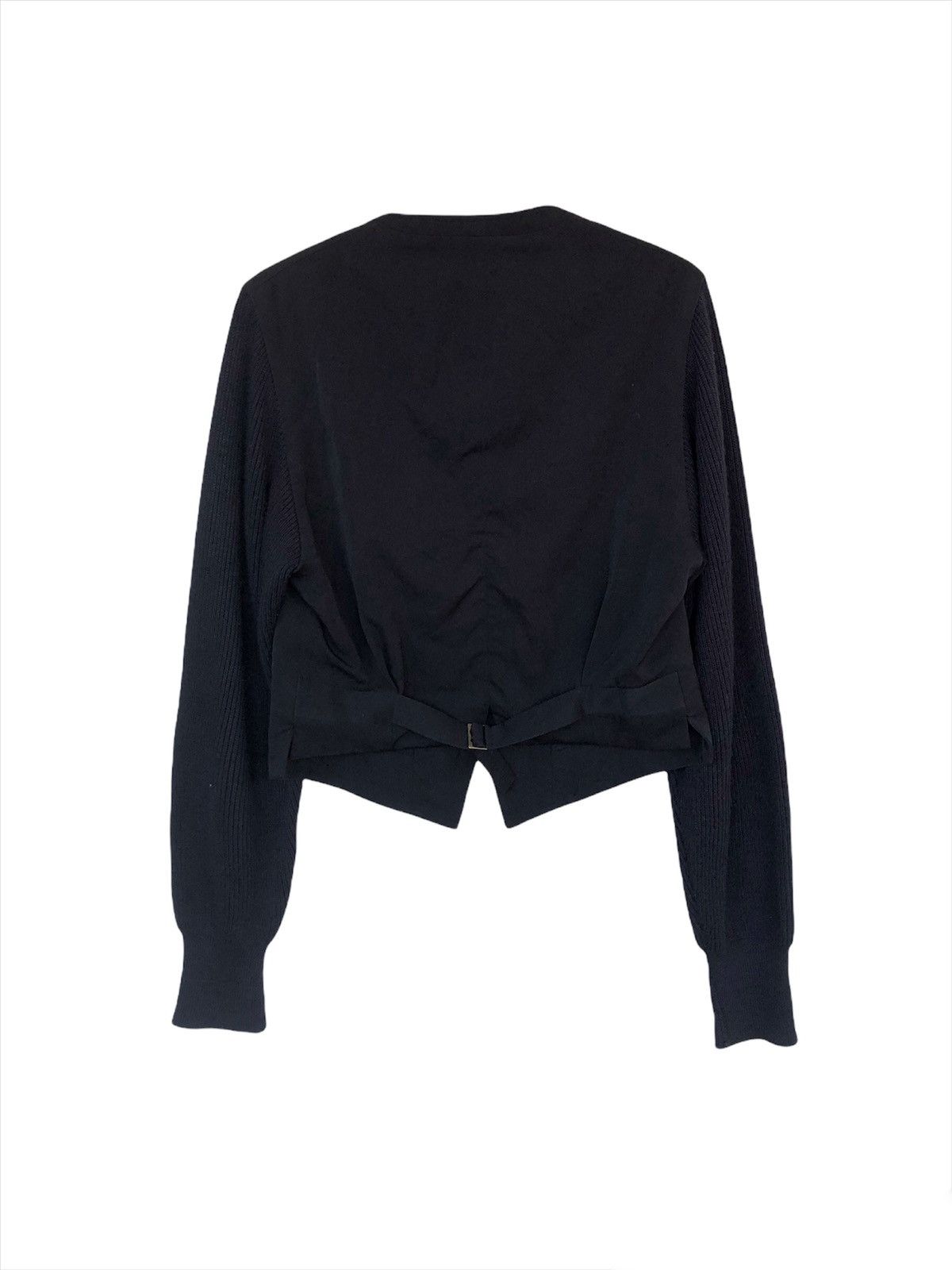 Yohji Yamamoto GRAIL🔥YYPH Hybrid Knitting Sleeve Runway Jacket Size US M / EU 48-50 / 2 - 6 Thumbnail