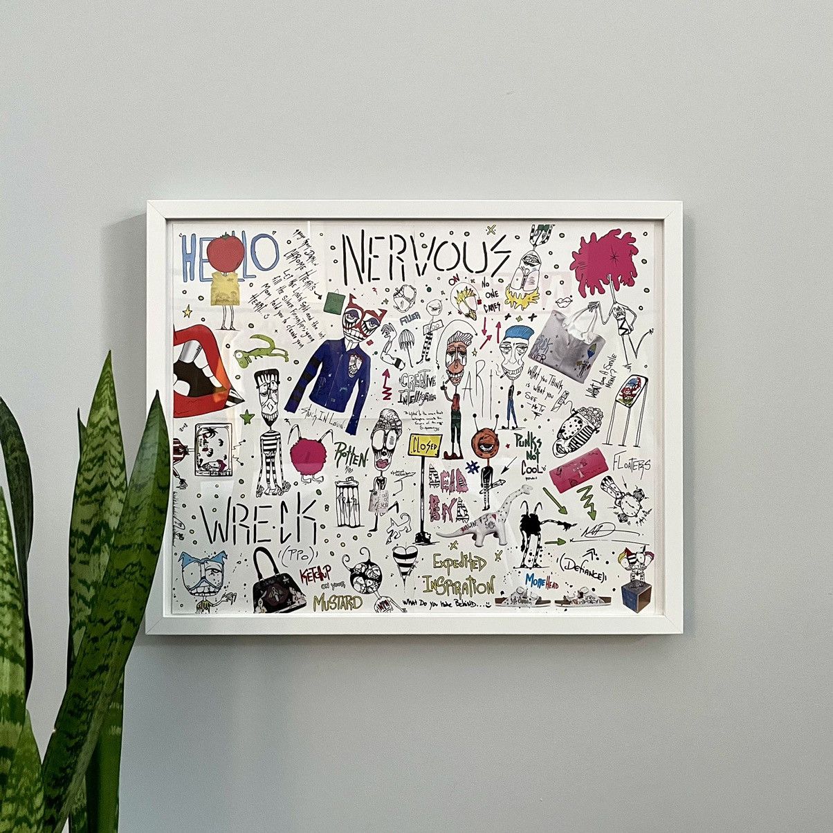 image of Chrome Hearts Matty Boy Poster in White, Men's