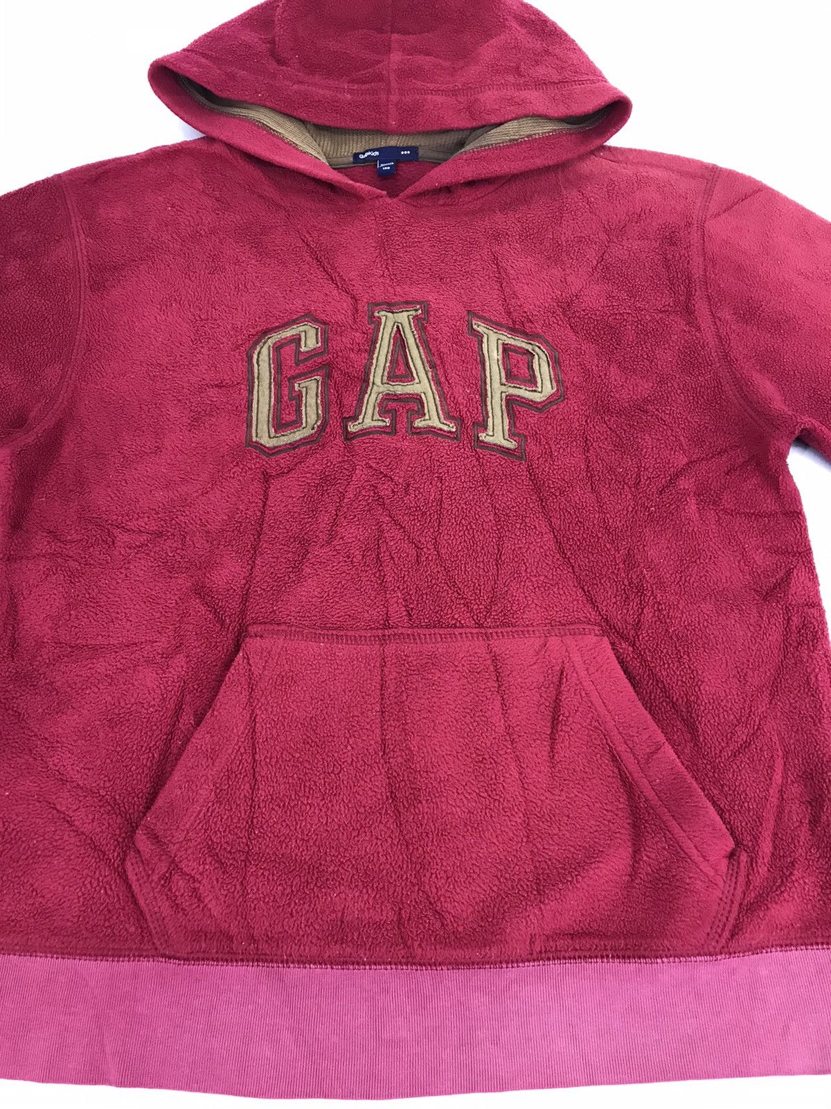 Gap Vintage GAP Fleece Embroidery Spell Out Pull Over Style Size US XXS / EU 40 - 3 Thumbnail