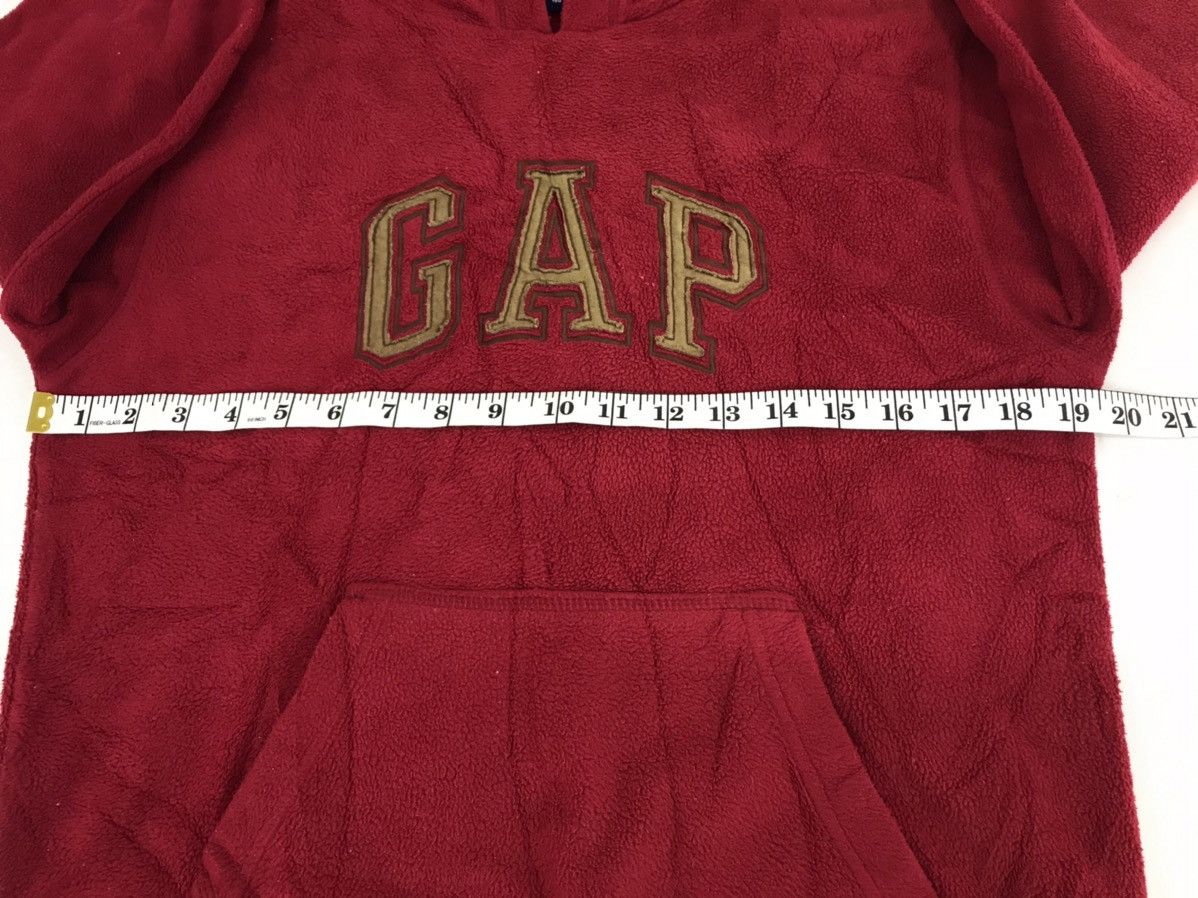 Gap Vintage GAP Fleece Embroidery Spell Out Pull Over Style Size US XXS / EU 40 - 5 Thumbnail