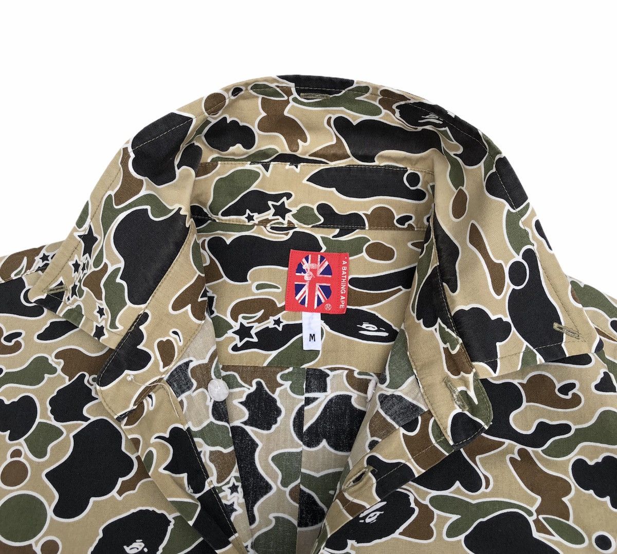 Bape Star Camo BD Shirt Size US M / EU 48-50 / 2 - 18 Thumbnail