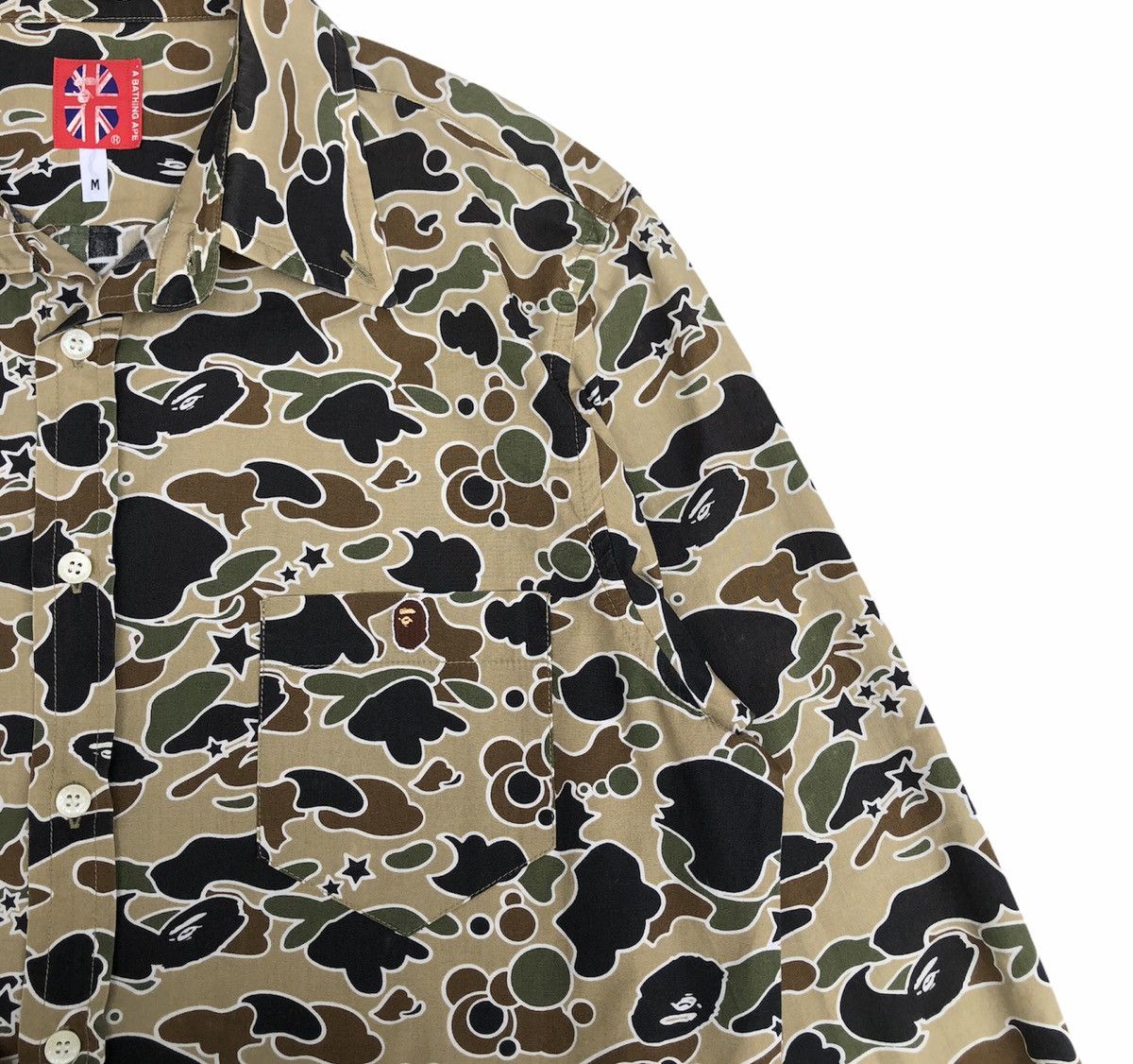 Bape Star Camo BD Shirt Size US M / EU 48-50 / 2 - 7 Thumbnail