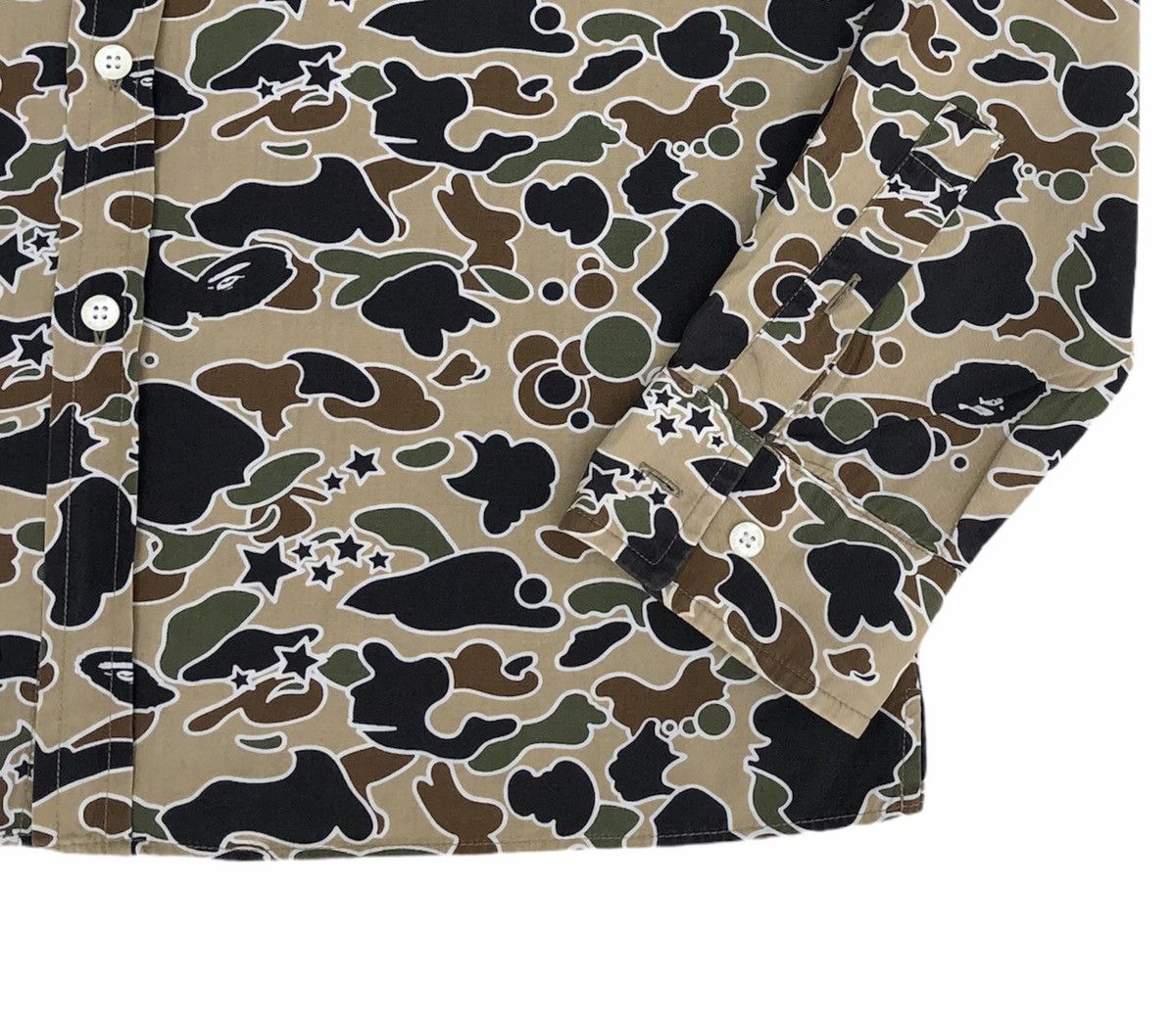 Bape Star Camo BD Shirt Size US M / EU 48-50 / 2 - 8 Thumbnail