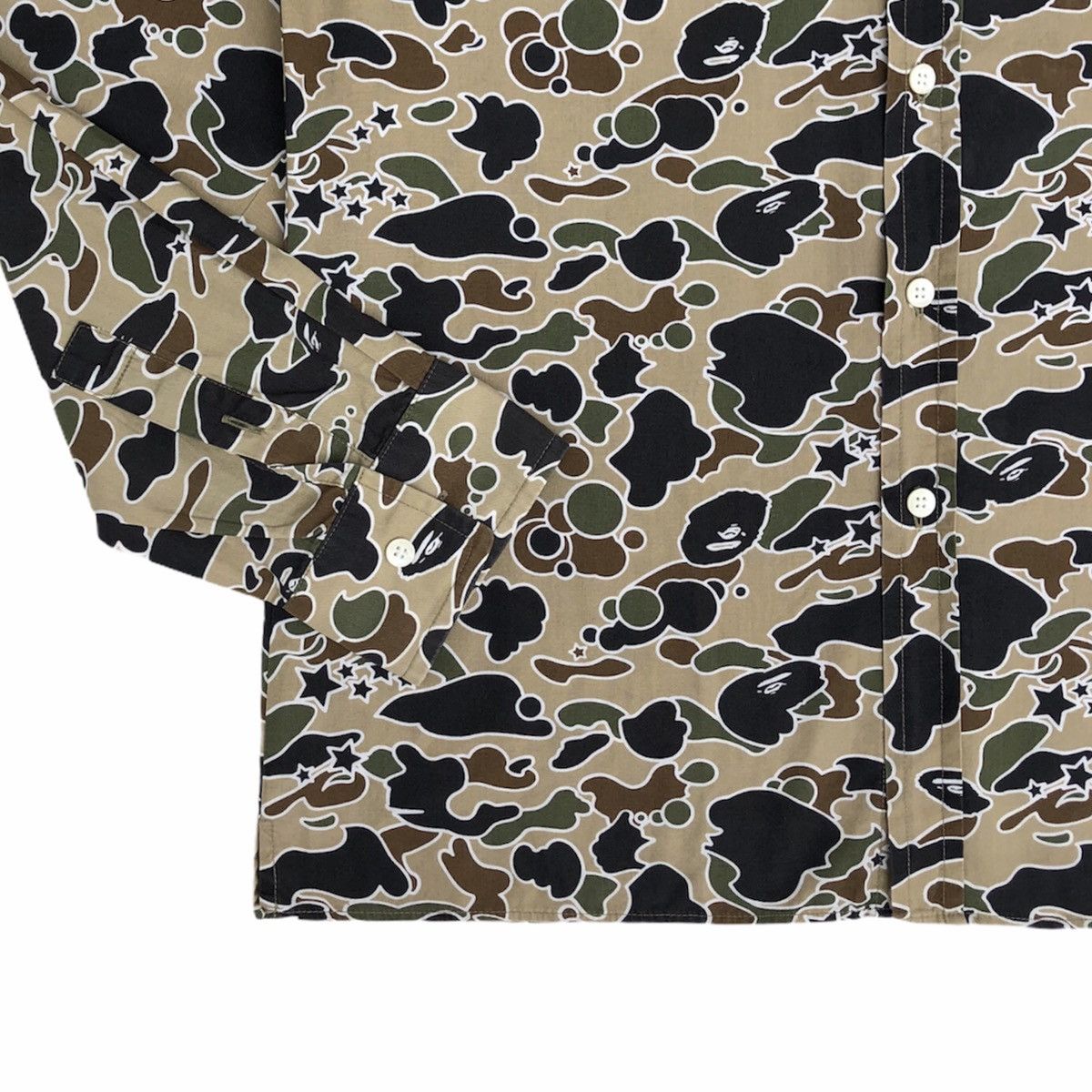 Bape Star Camo BD Shirt Size US M / EU 48-50 / 2 - 9 Thumbnail