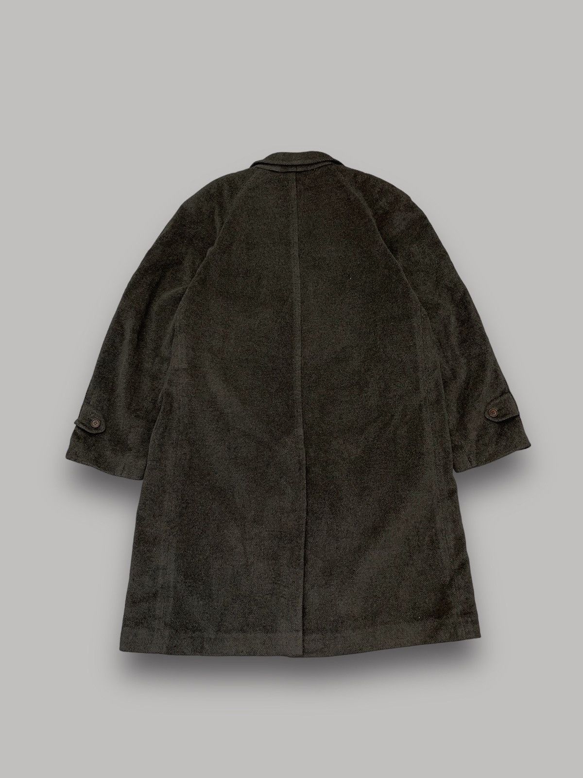 Canali Canali Swamp Green Angora Wool Heavy Coat Size US L / EU 52-54 / 3 - 6 Thumbnail