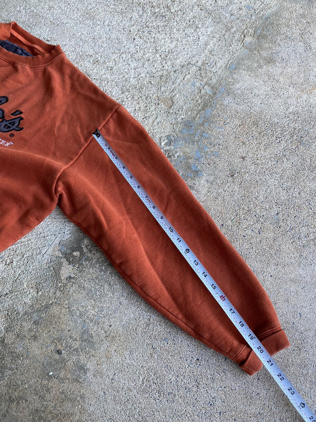 Cabelas × Vintage Vintage Y2K Cabelas Faded Orange Crewneck Sweatshirt Size US XL / EU 56 / 4 - 8 Thumbnail