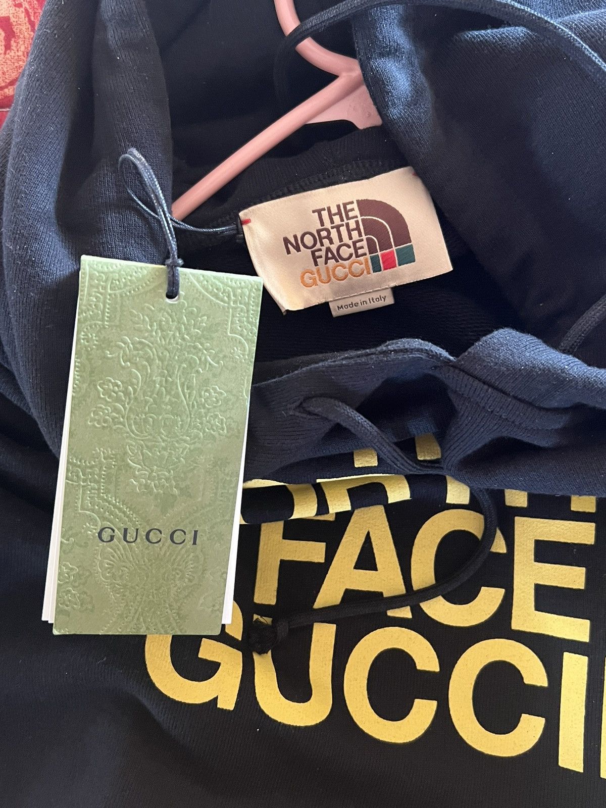 Gucci × The North Face Gucci x The North Face Collab Hoodie! Brand New with Tag! Size US L / EU 52-54 / 3 - 6 Thumbnail