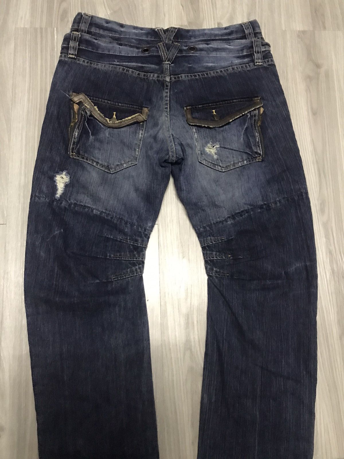 PPFM RARE ‼️ PPFM DOUBLE WAISTED HEAVY JEANS Size US 34 / EU 50 - 11 Thumbnail
