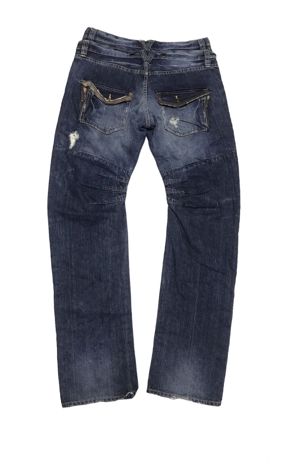 PPFM RARE ‼️ PPFM DOUBLE WAISTED HEAVY JEANS Size US 34 / EU 50 - 2 Thumbnail