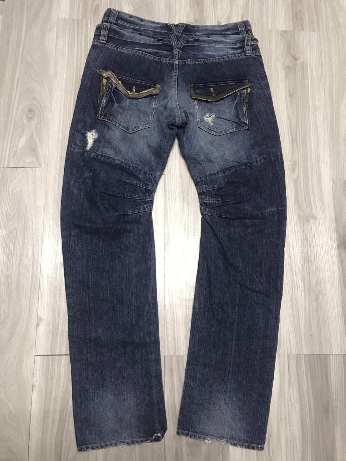 PPFM RARE ‼️ PPFM DOUBLE WAISTED HEAVY JEANS Size US 34 / EU 50 - 10 Thumbnail
