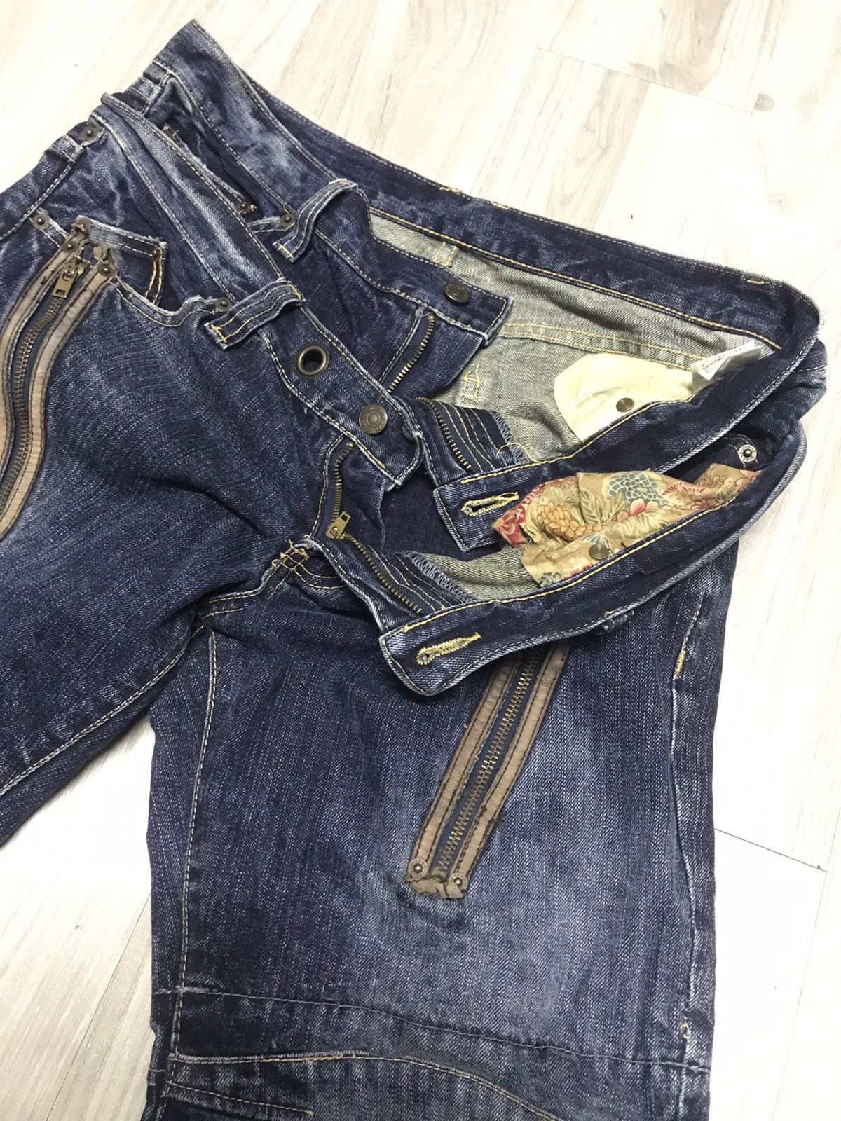 PPFM RARE ‼️ PPFM DOUBLE WAISTED HEAVY JEANS Size US 34 / EU 50 - 8 Thumbnail