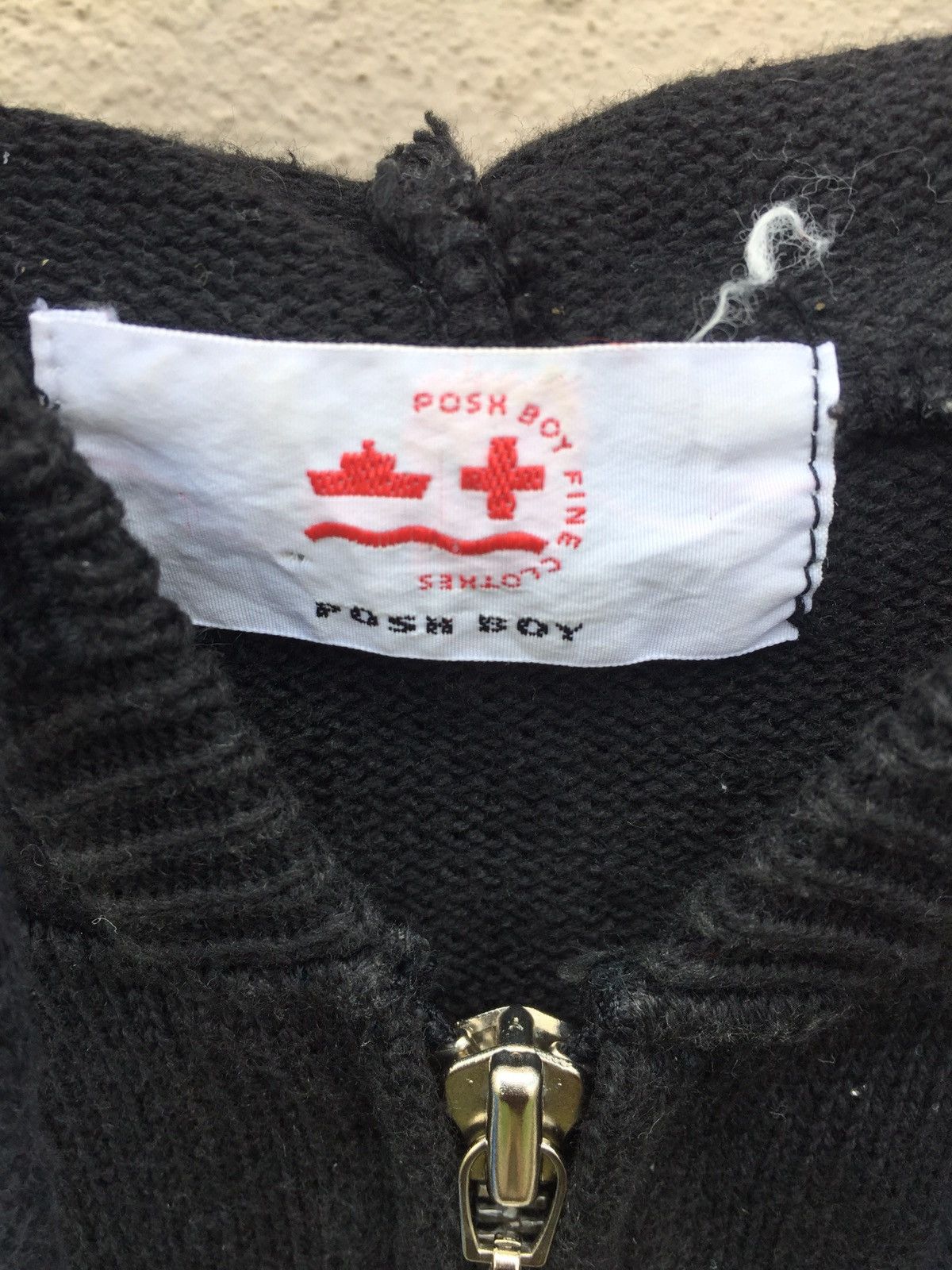 Japanese Brand Poshboy - Prison Striped Zipper Hoodie Size US M / EU 48-50 / 2 - 6 Thumbnail