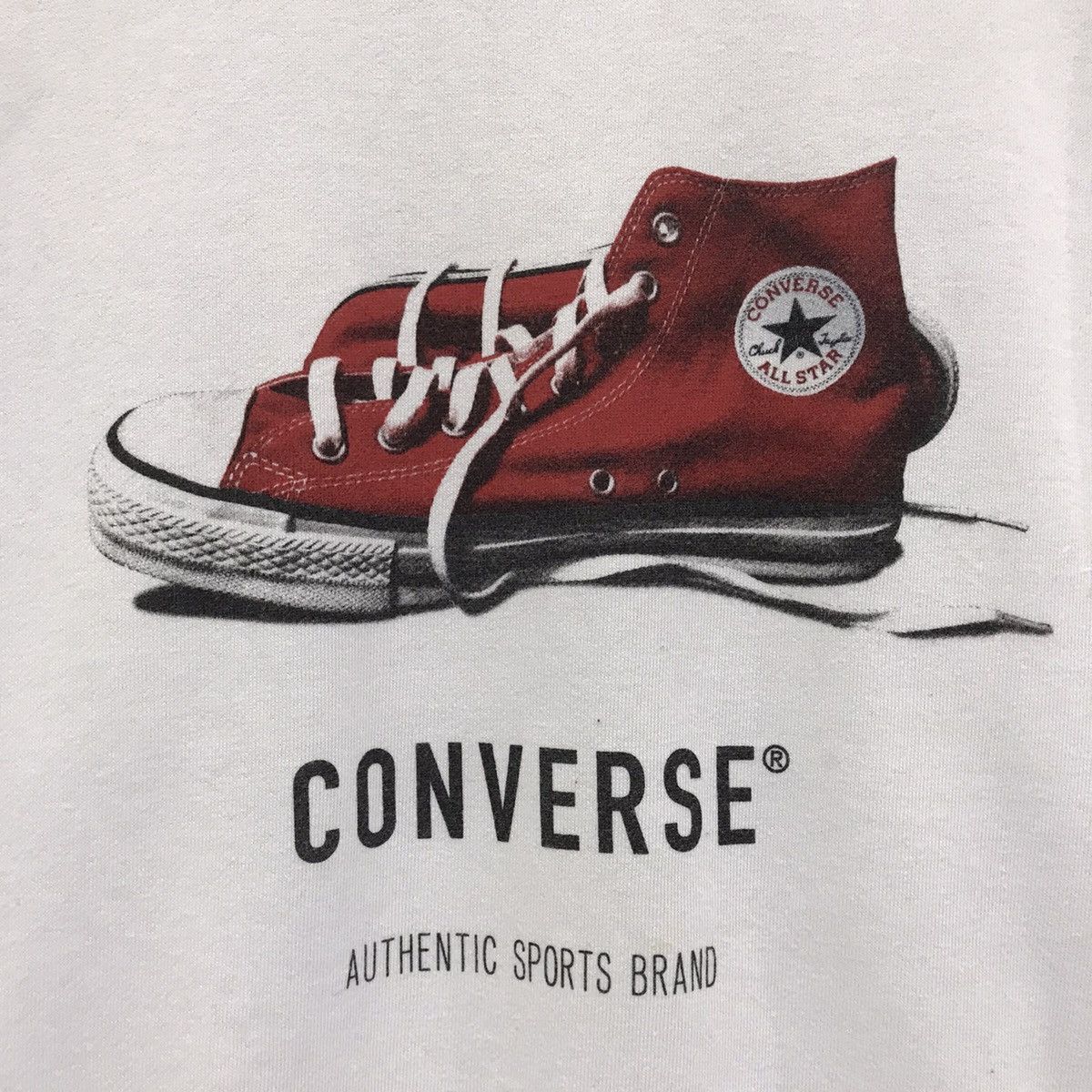 Converse × Vintage Vintage Converse Sweatshirt Biglogo Spellout Converse Size US M / EU 48-50 / 2 - 2 Thumbnail