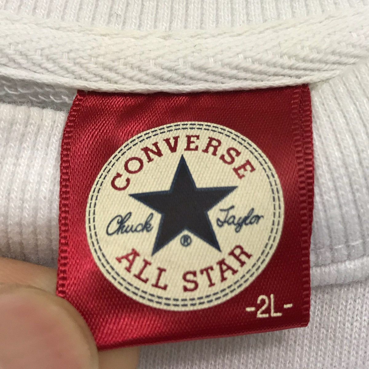 Converse × Vintage Vintage Converse Sweatshirt Biglogo Spellout Converse Size US M / EU 48-50 / 2 - 3 Thumbnail