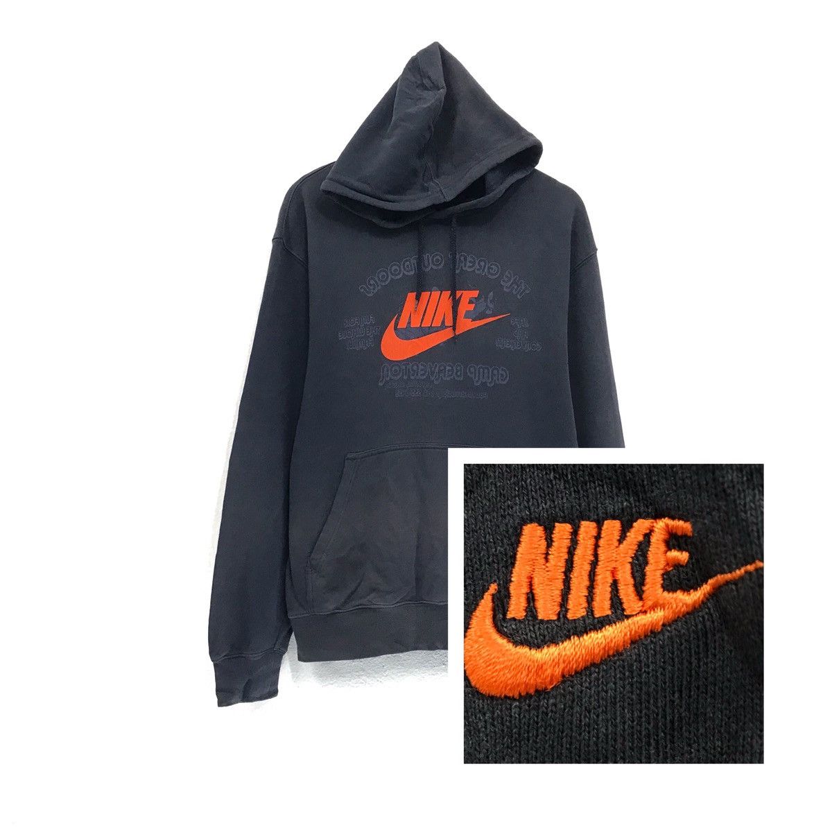 Nike Nike Logo Swoosh Nike Sweatshirt Nike Hoodies NikeUSA Size US M / EU 48-50 / 2 - 1 Thumbnail