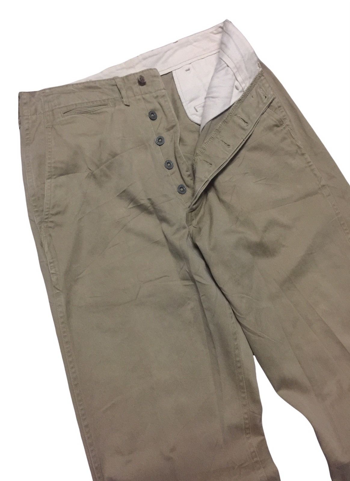 Buzz Rickson's Buzz Rickson Original Spec Khaki Chino Trouser Size US 28 / EU 44 - 1 Thumbnail