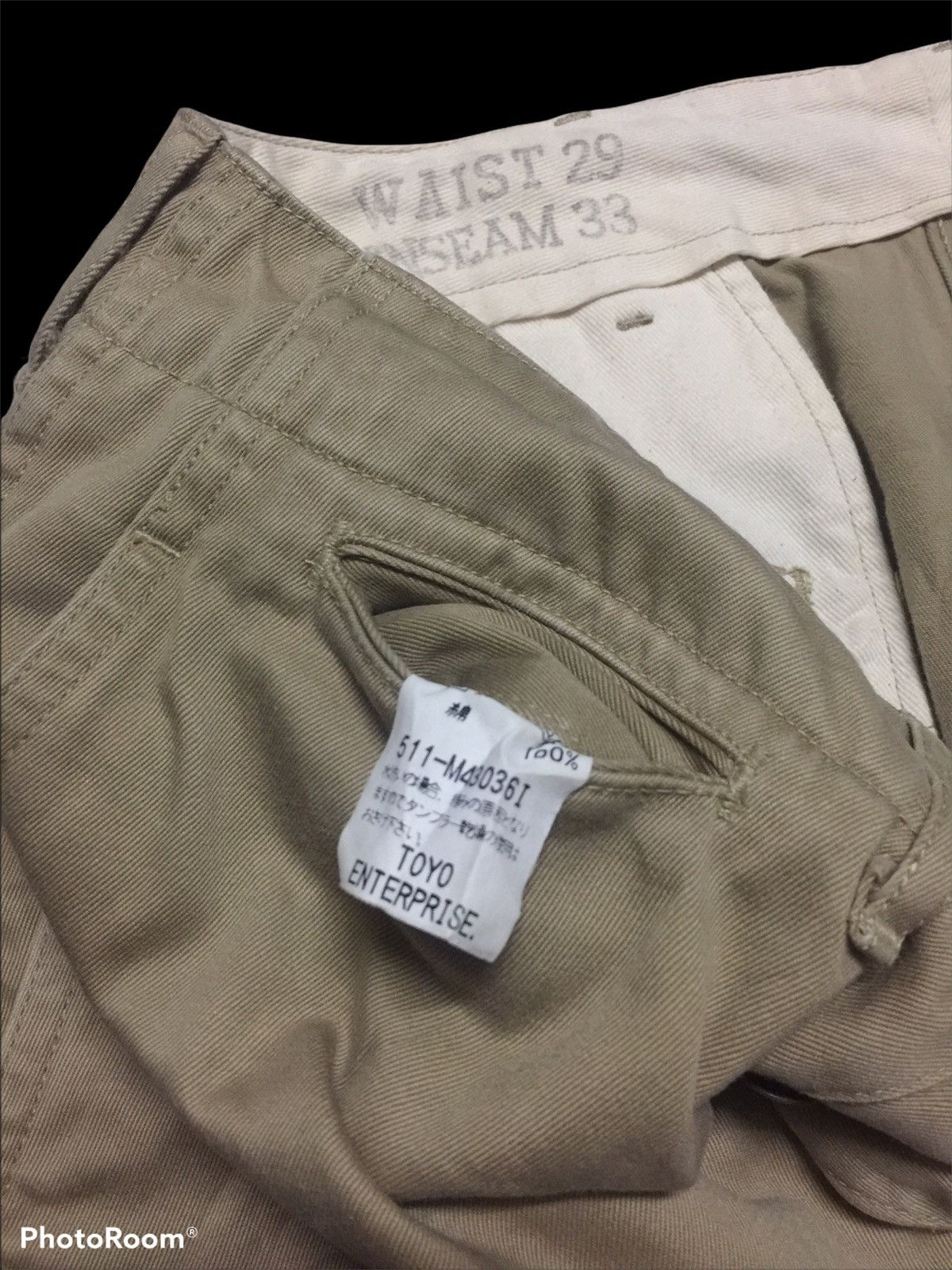 Buzz Rickson's Buzz Rickson Original Spec Khaki Chino Trouser Size US 28 / EU 44 - 7 Thumbnail