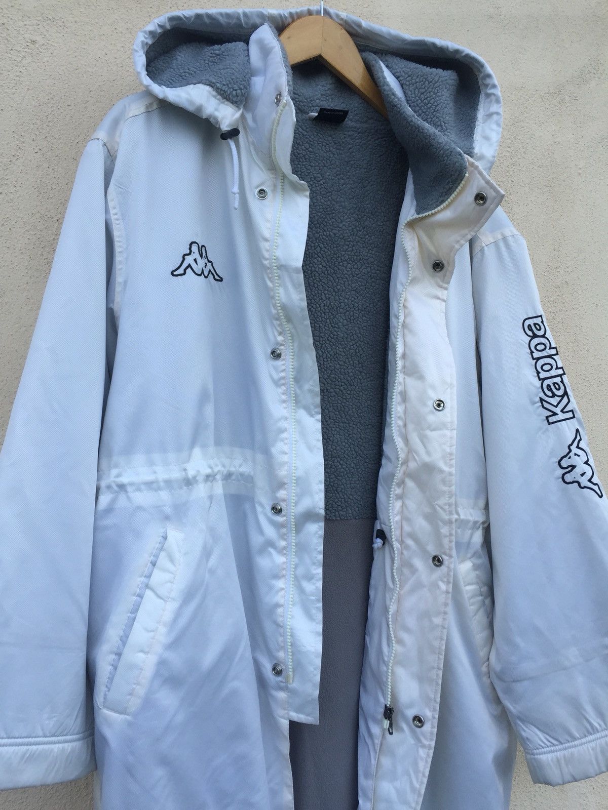 Kappa Winter Coat Long Jacket Sherpa Fleece Parka Size US L / EU 52-54 / 3 - 6 Thumbnail