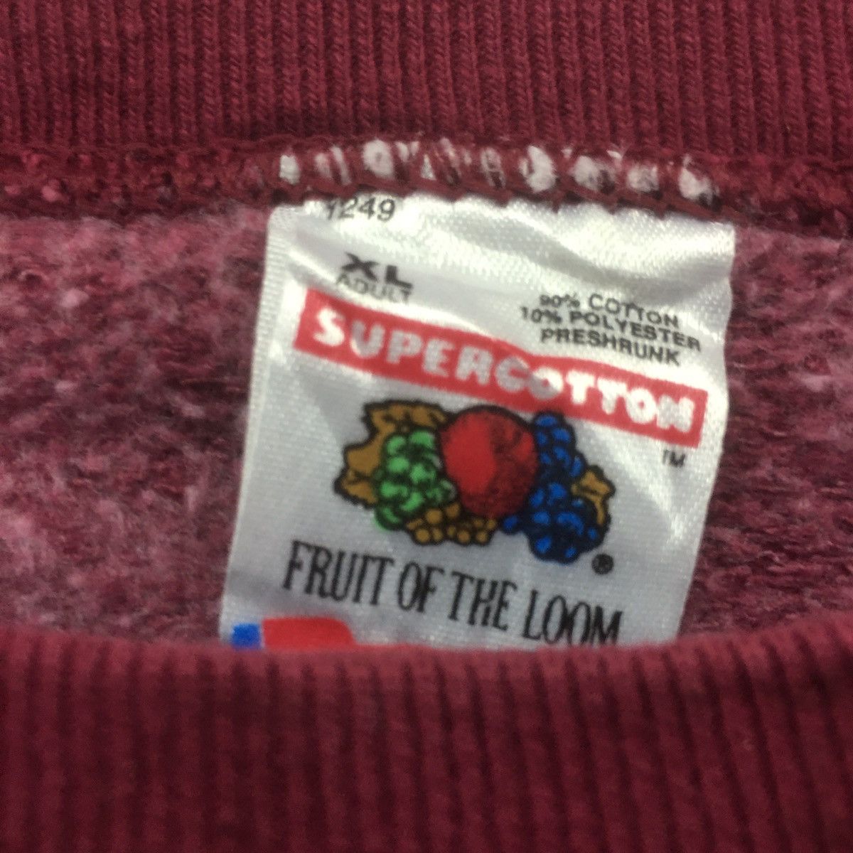 Fruit Of The Loom × Vintage Vintage MICHIGAN State University Sweatshirt Pullover Size US XL / EU 56 / 4 - 5 Thumbnail