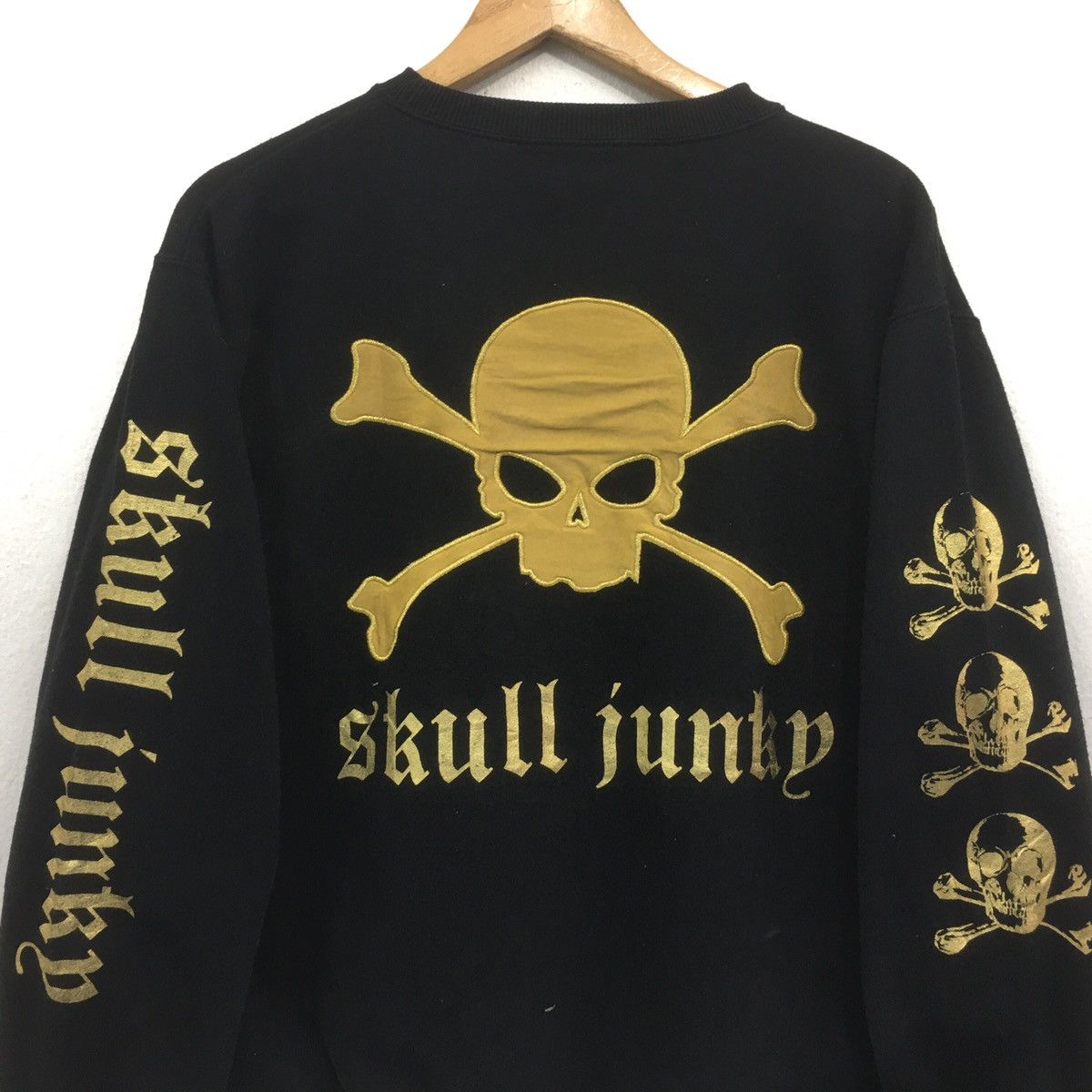 Japanese Brand × Seditionaries Skull Junky Sweatshirt Crewneck Skull inspired mastermind Size US M / EU 48-50 / 2 - 3 Thumbnail