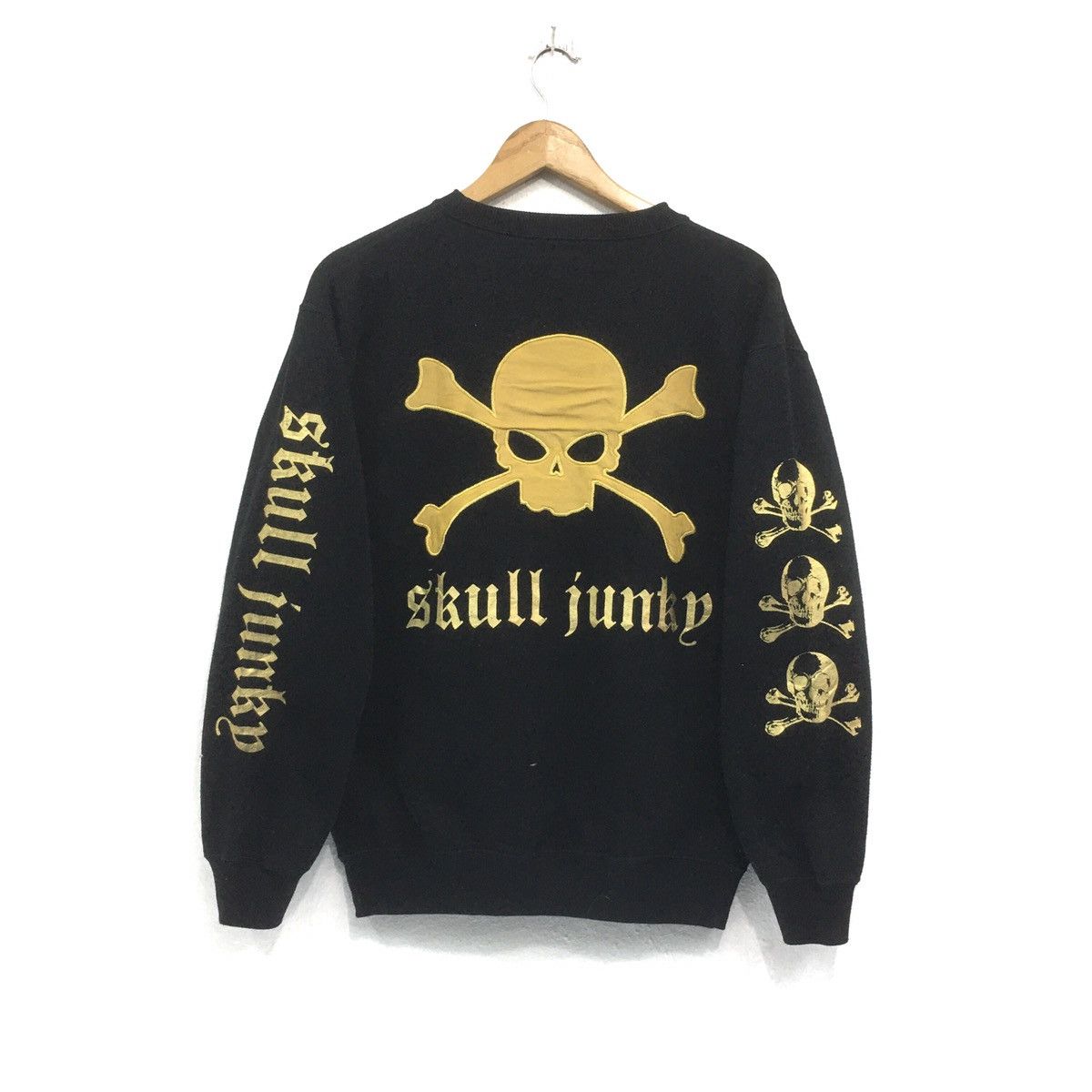 Japanese Brand × Seditionaries Skull Junky Sweatshirt Crewneck Skull inspired mastermind Size US M / EU 48-50 / 2 - 1 Thumbnail