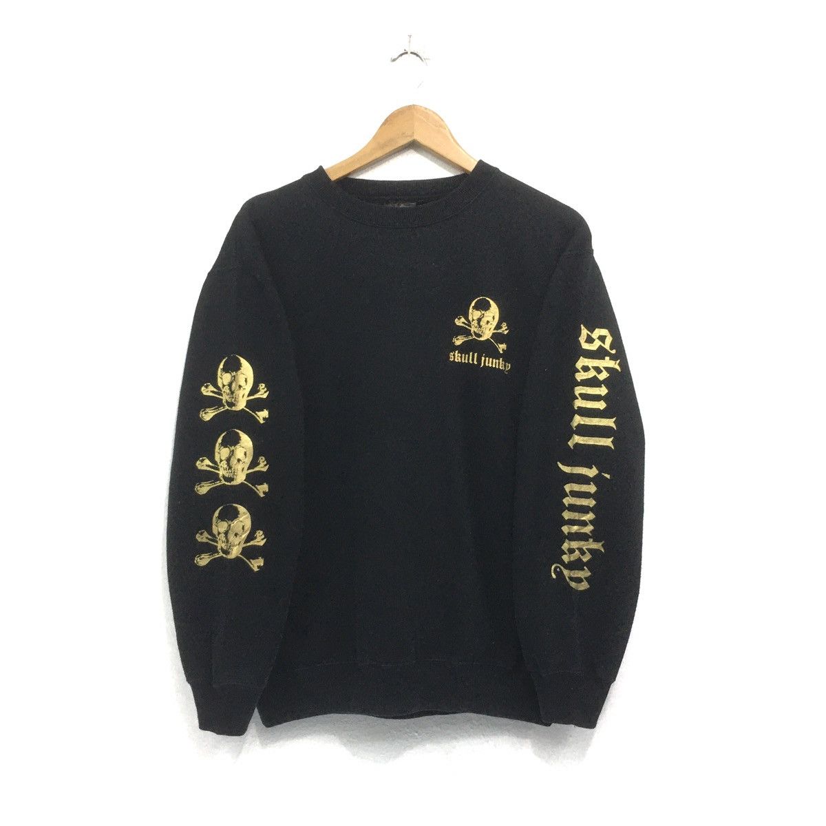 Japanese Brand × Seditionaries Skull Junky Sweatshirt Crewneck Skull inspired mastermind Size US M / EU 48-50 / 2 - 4 Thumbnail