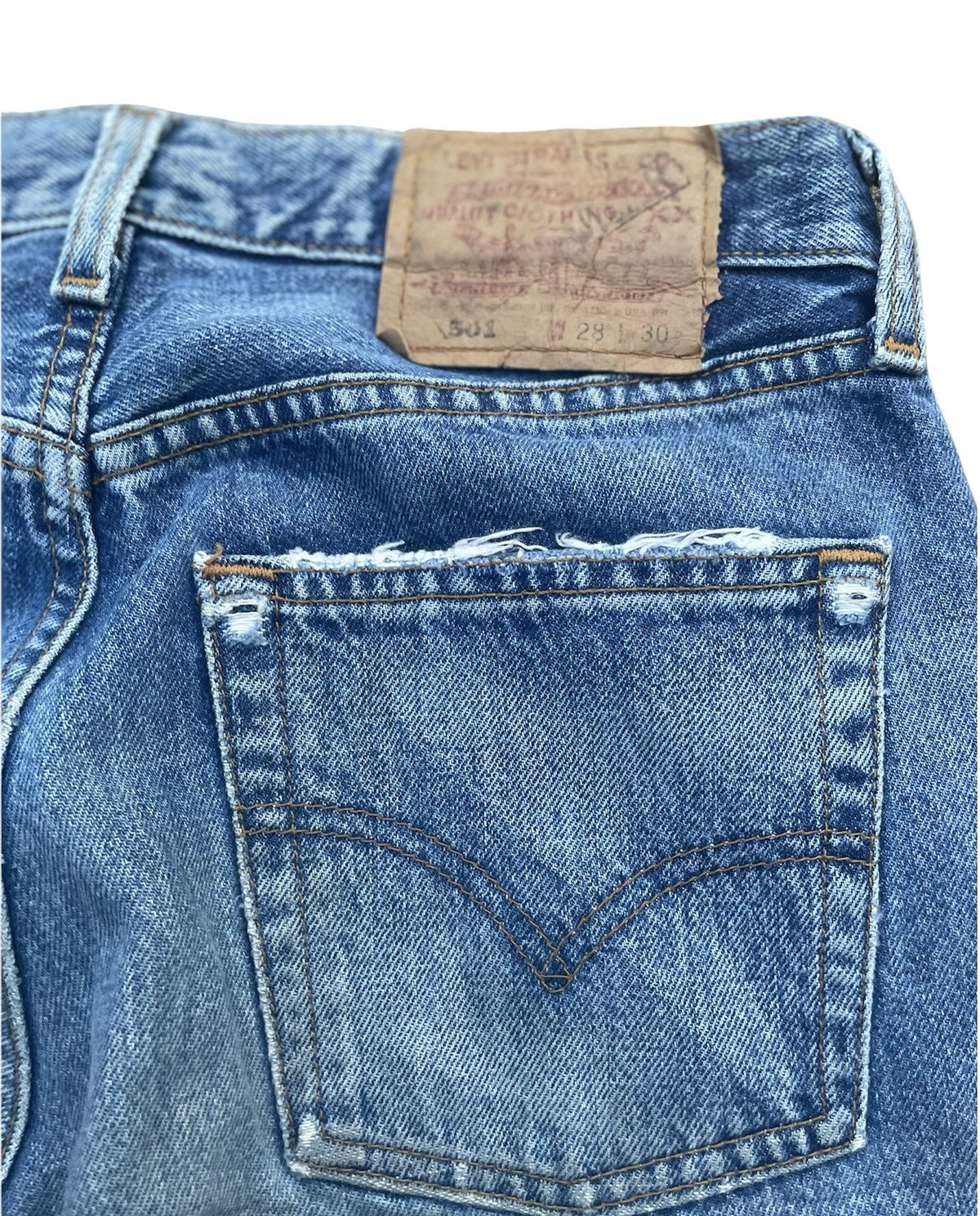 Vintage Levi’s 501 1998 Usa Aging Faded Wash