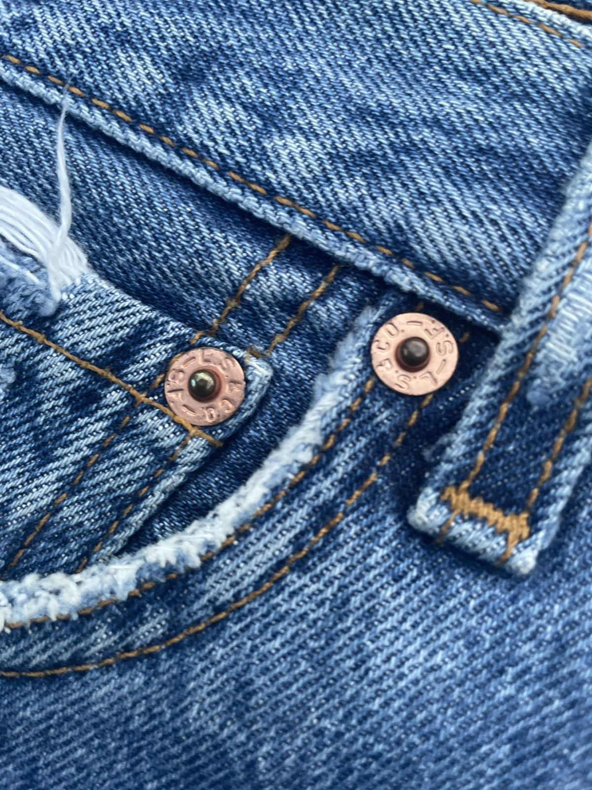 Vintage Levi’s 501 1998 Usa Aging Faded Wash