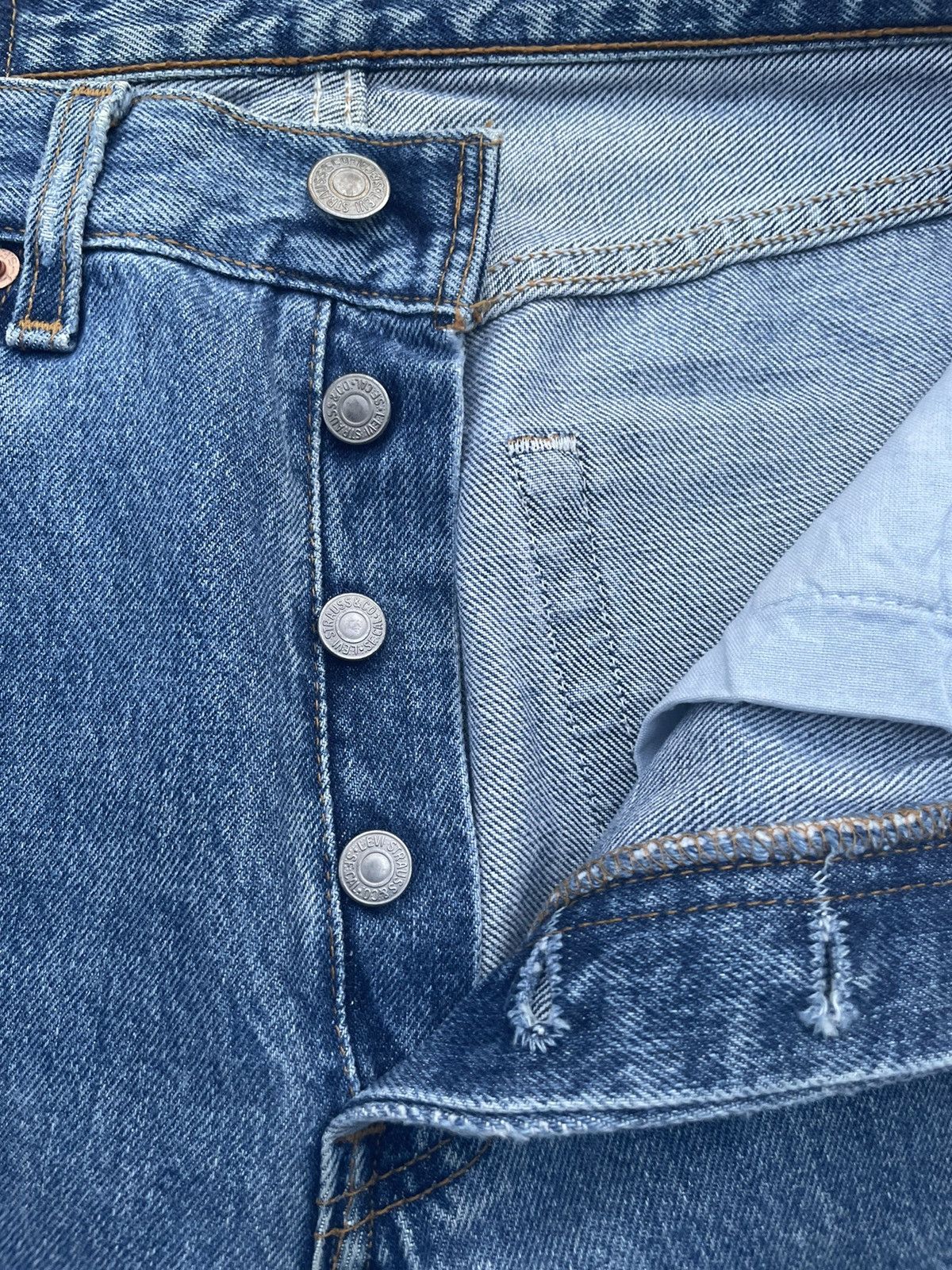 Vintage Levi’s 501 1998 Usa Aging Faded Wash