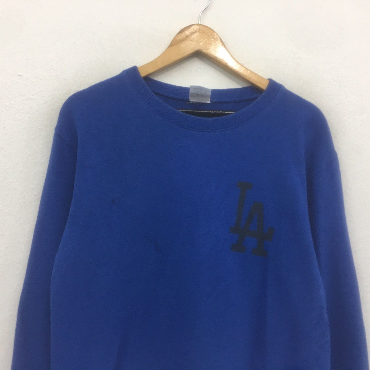 Majestic × Nutmeg Vintage Los Angeles Sweatshirt Crewneck LA Pullover Jumper Size US M / EU 48-50 / 2 - 2 Thumbnail
