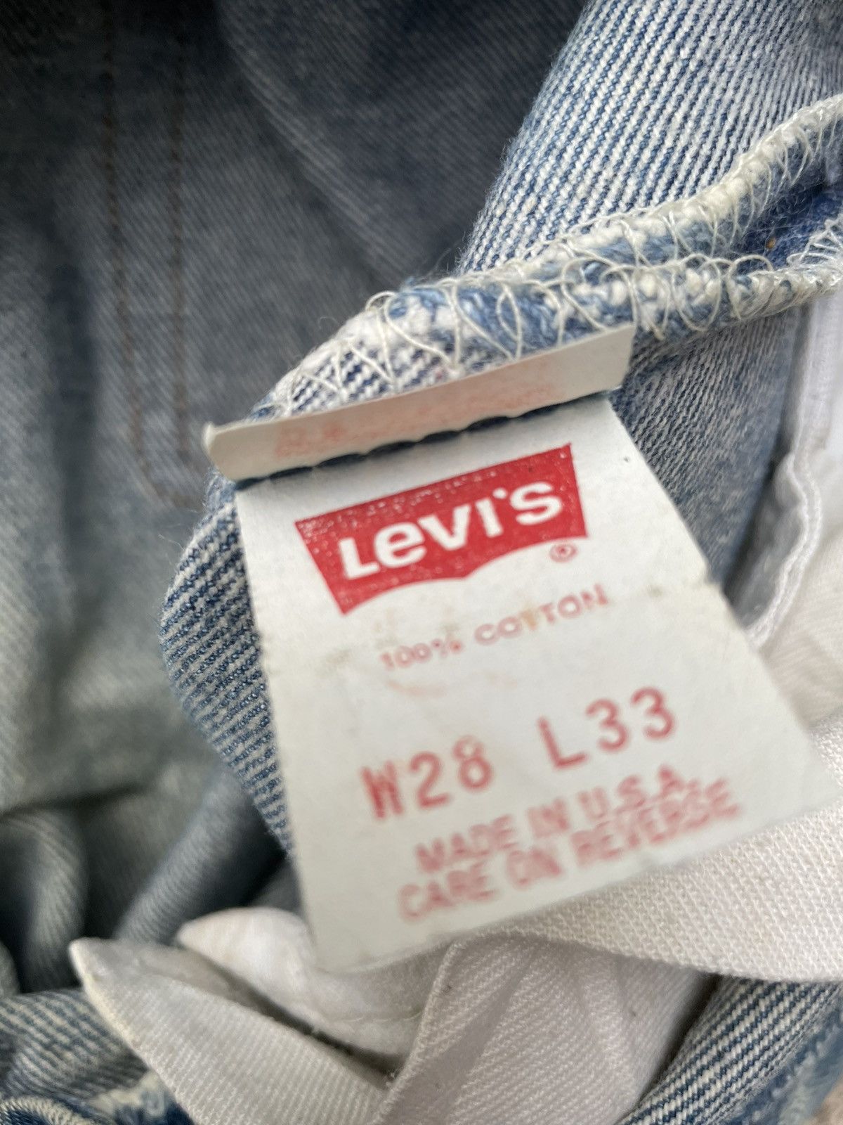 Levi's Vintage Levi’s 501XX e 1991 Usa Aging Distressed Size US 28 / EU 44 - 18 Thumbnail