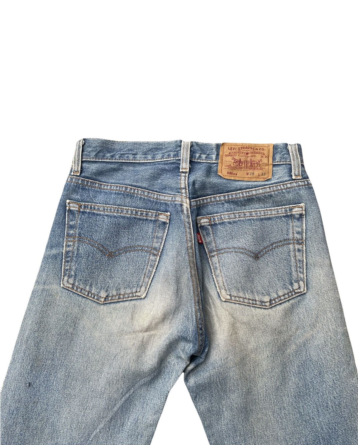 Levi's Vintage Levi’s 501XX e 1991 Usa Aging Distressed Size US 28 / EU 44 - 12 Thumbnail